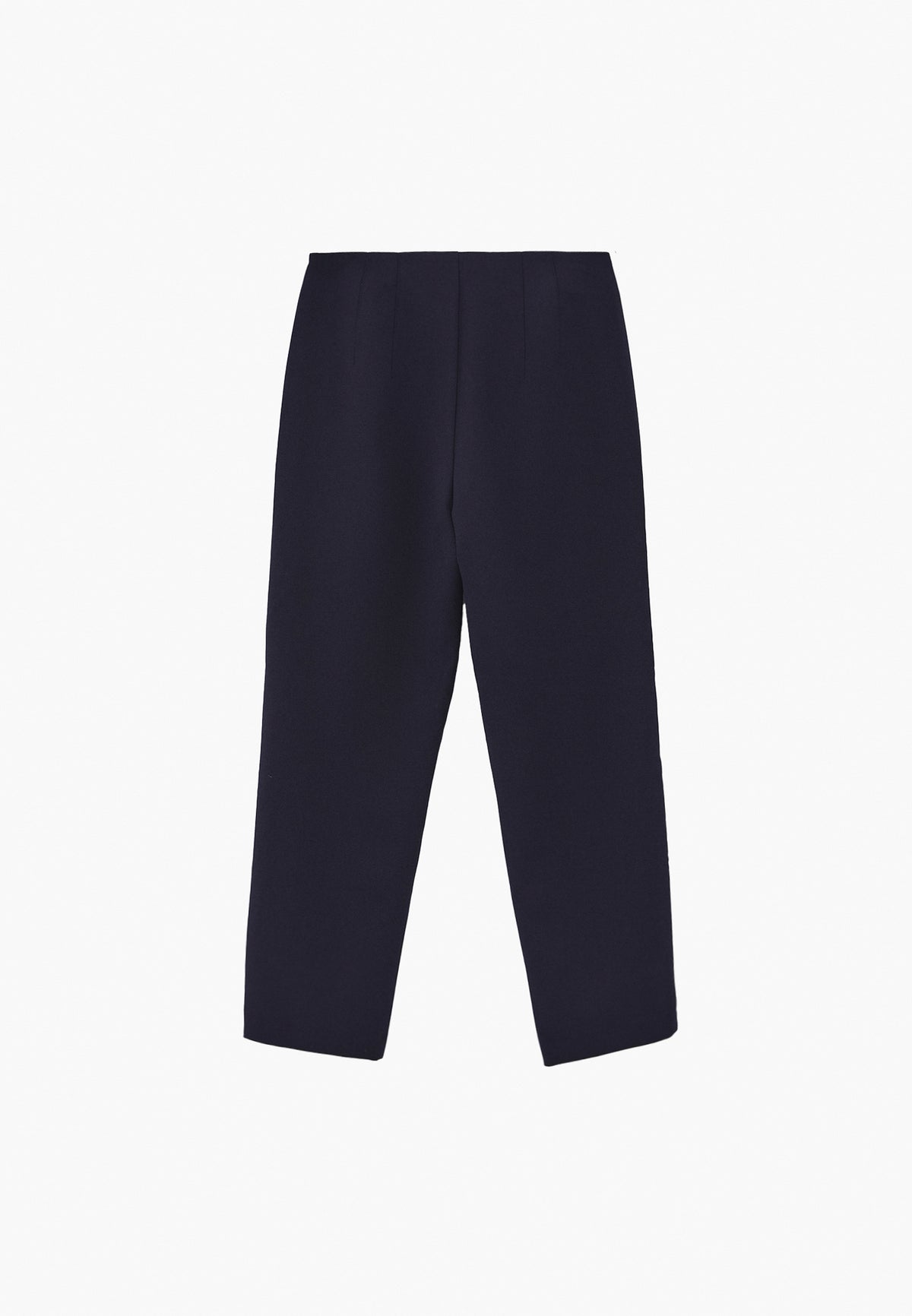 Ultra High Waist Carrot Fit Pants - Navy Blue
