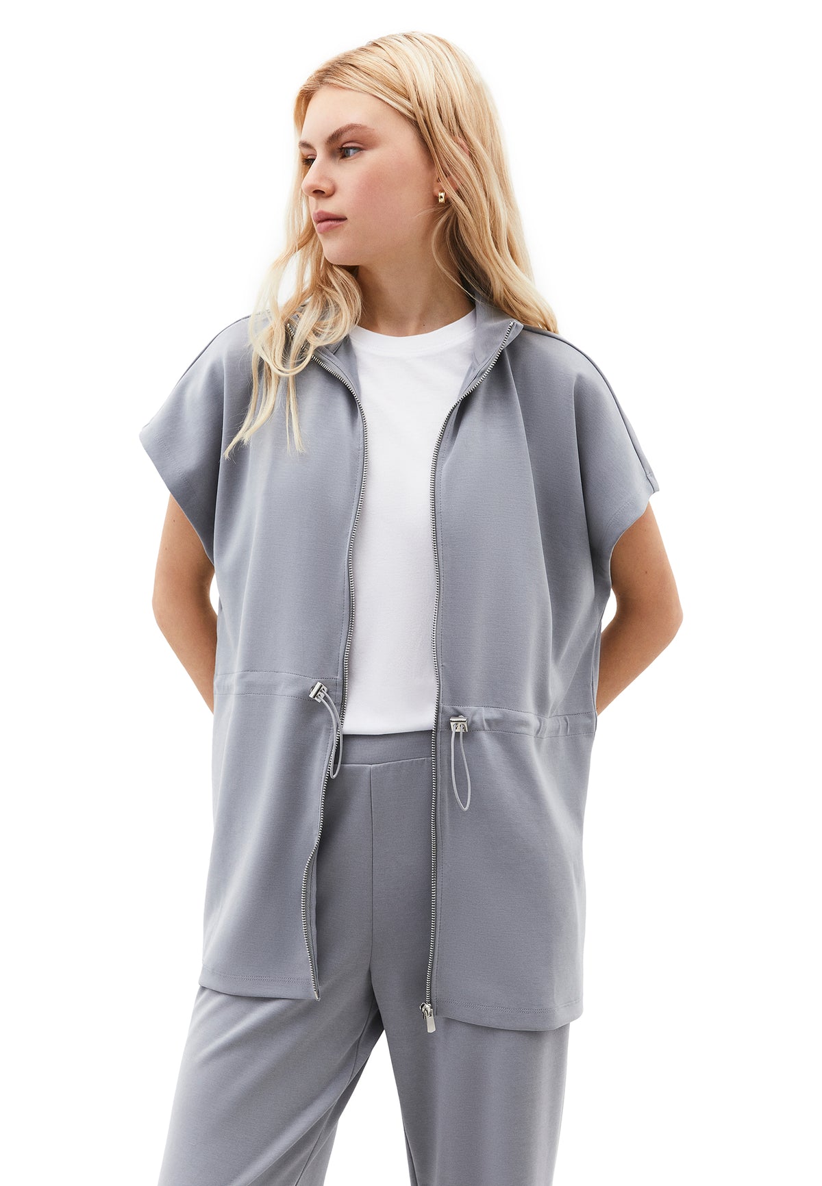 Tunic Form Vest - Grey