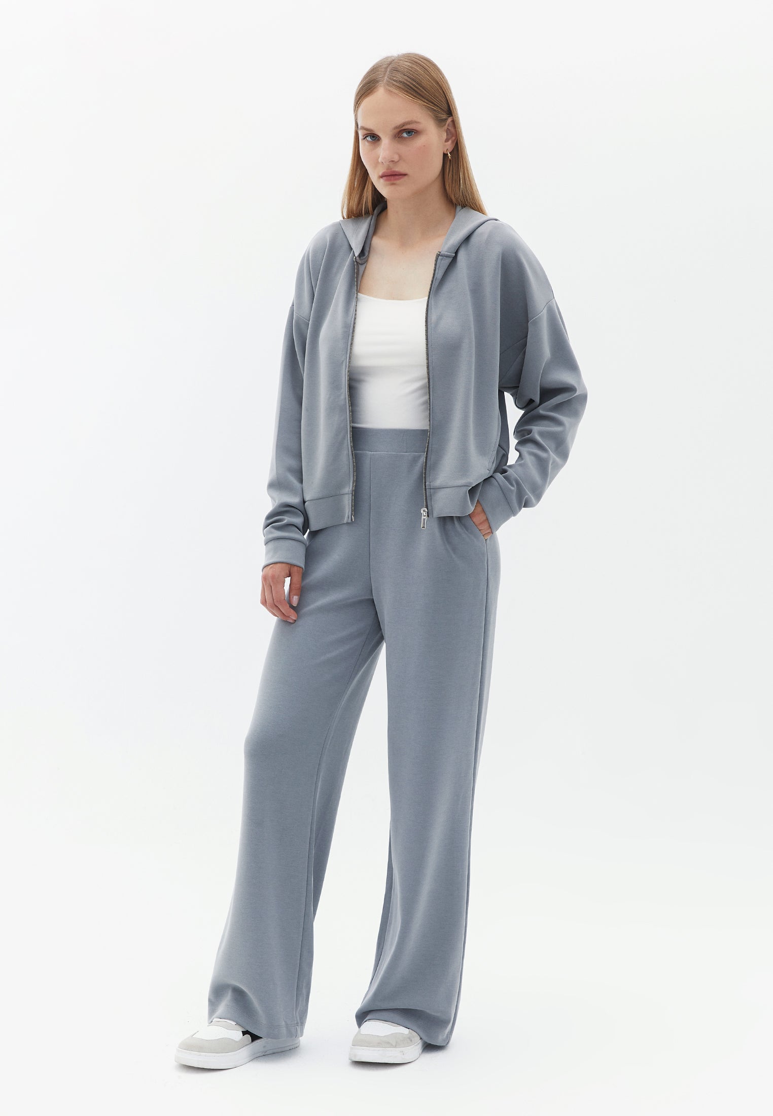 Zero collar detailed jacket - MONUMENT