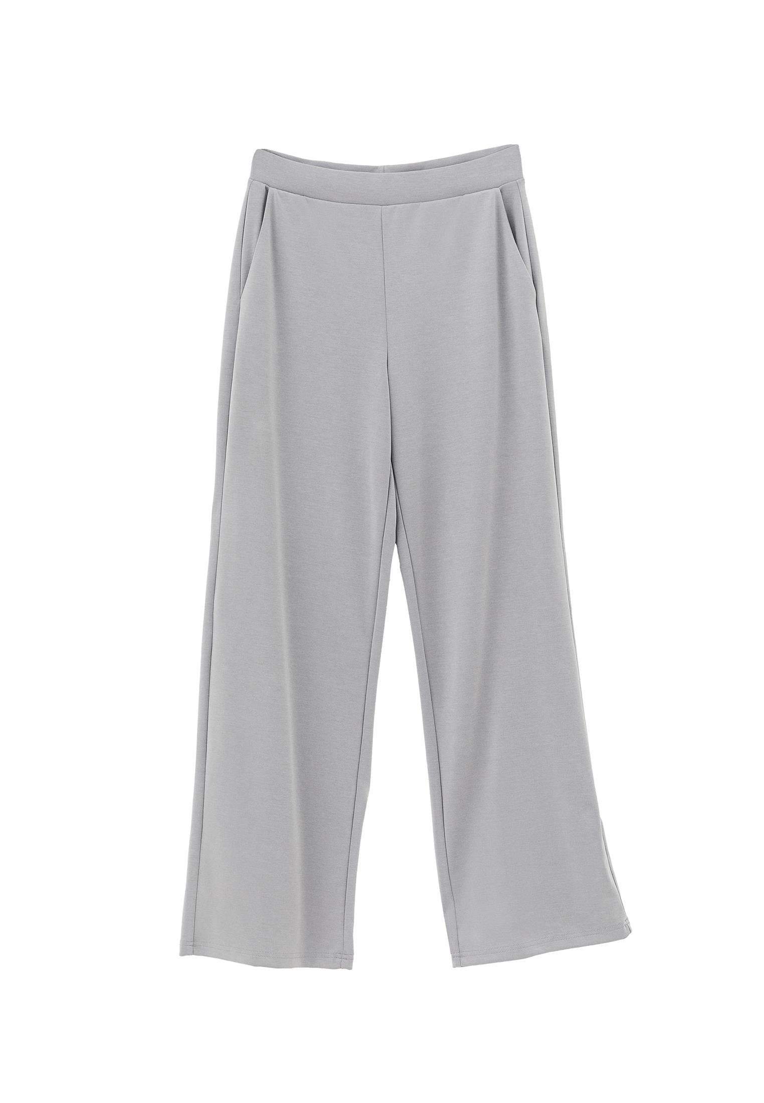 Straight Leg High Waist Sweatpant - MONUMENT