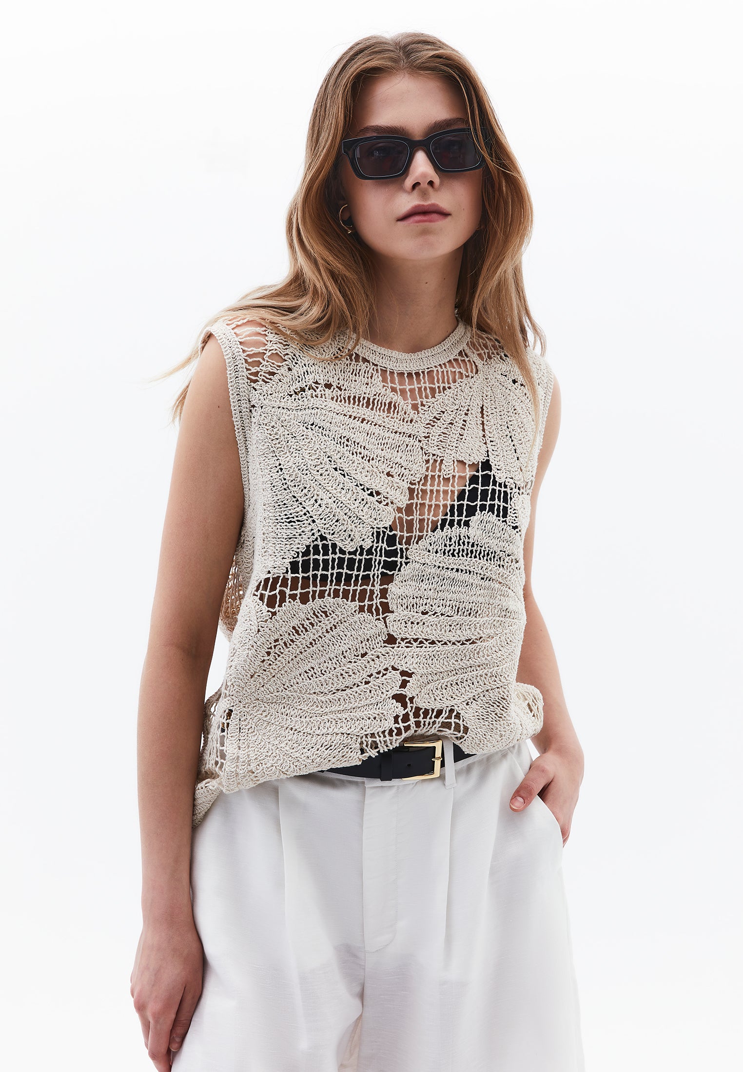 Cotton Tank Top - NATURAL