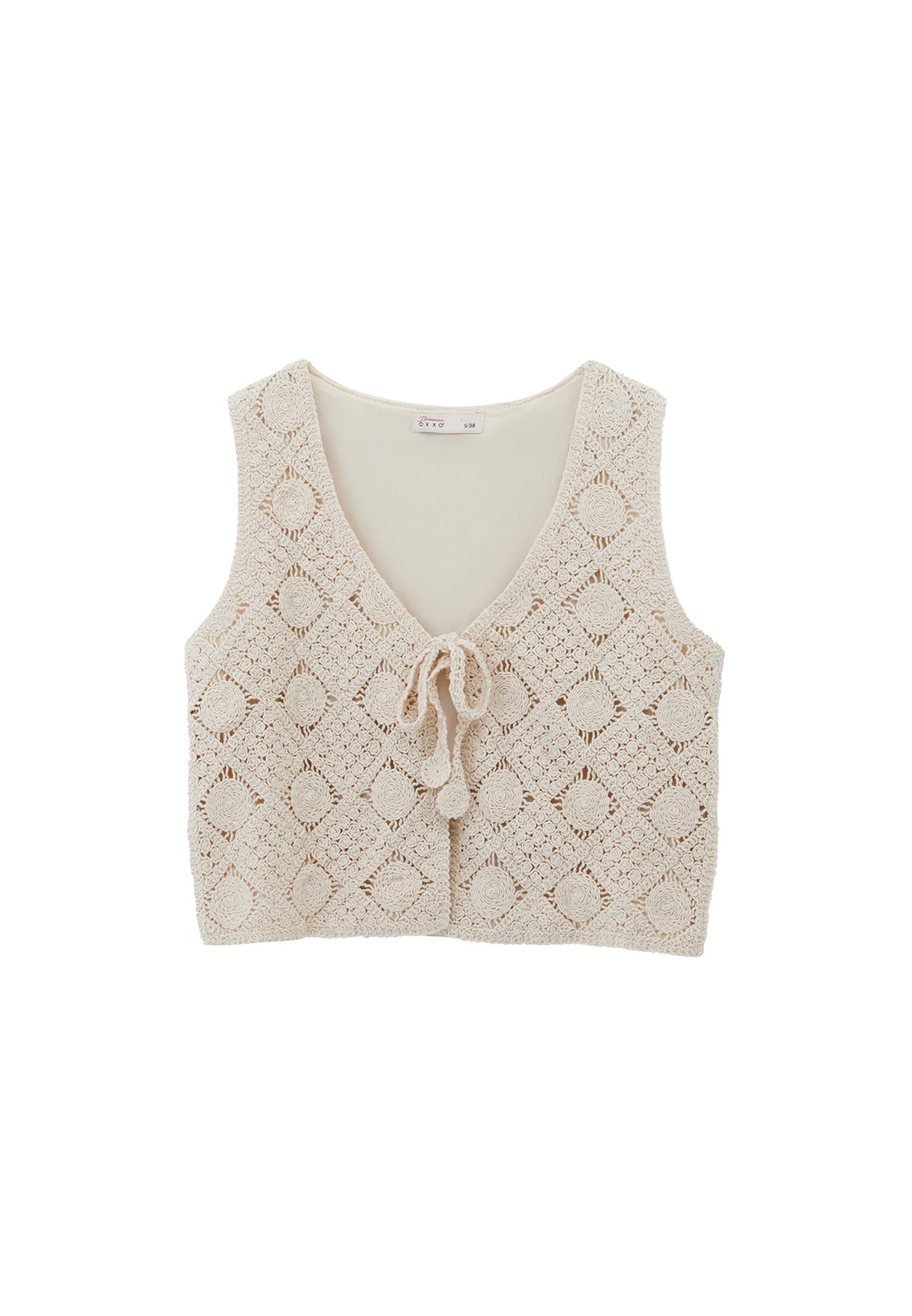 Boho Vest - NATURAL