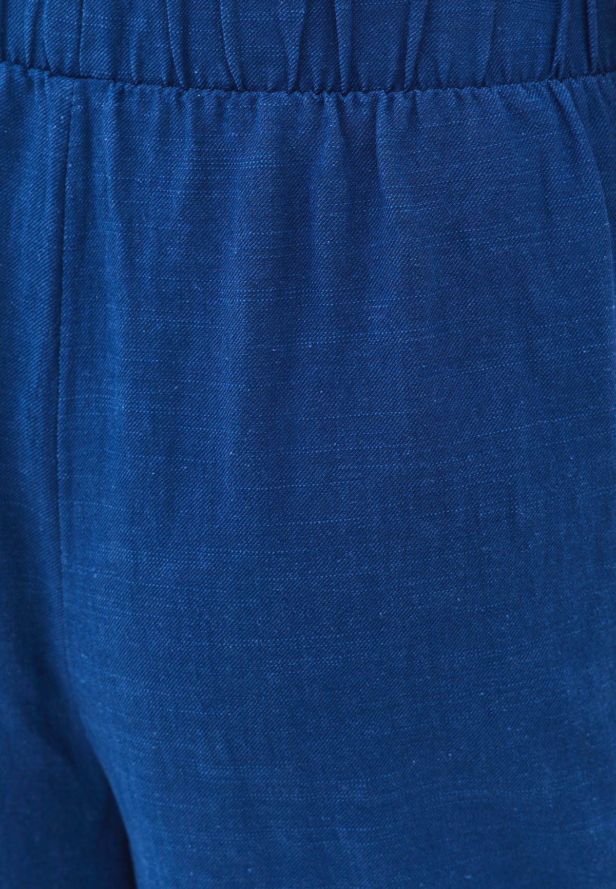 Ultra High Waist Wide Leg Pants - NAVY PEONY