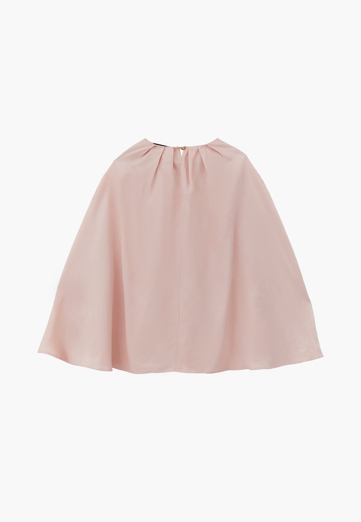 Buttoned Batwing Sleeve Blouse - PINK SALT