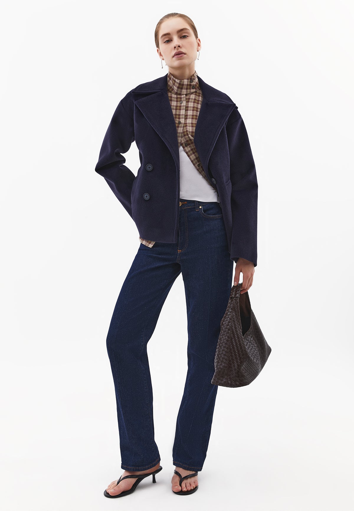 Checked Long Sleeve Shirt - Mix Color