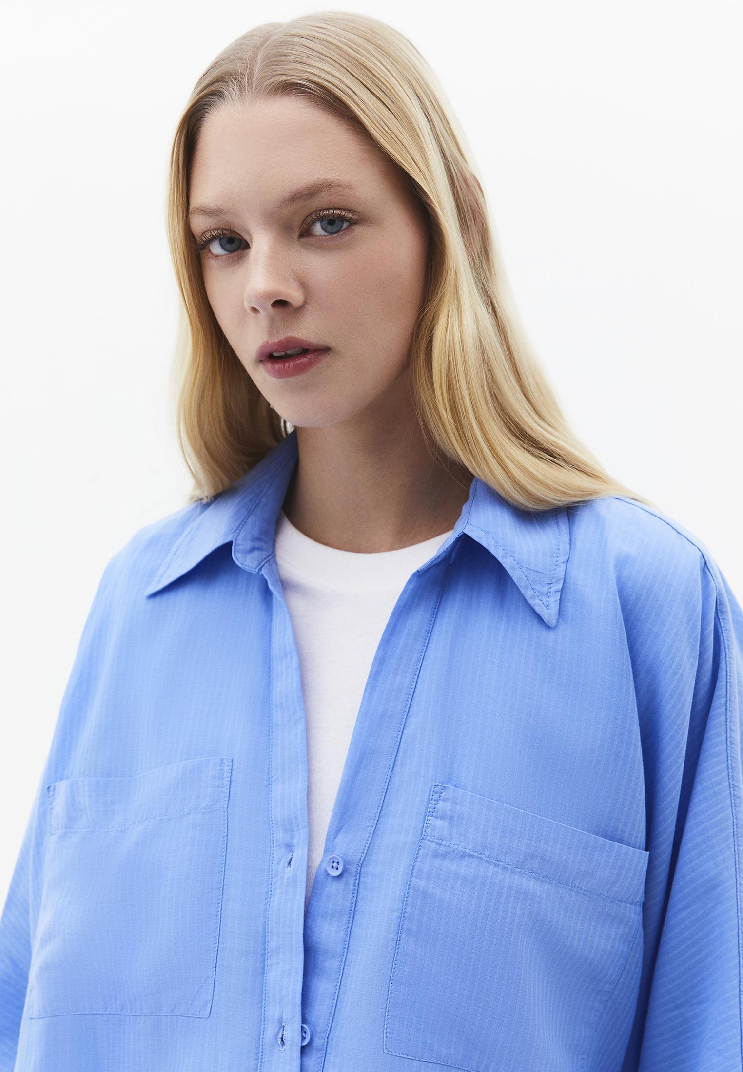 Oversize Shirt With Pocket Detail - PROVENCE