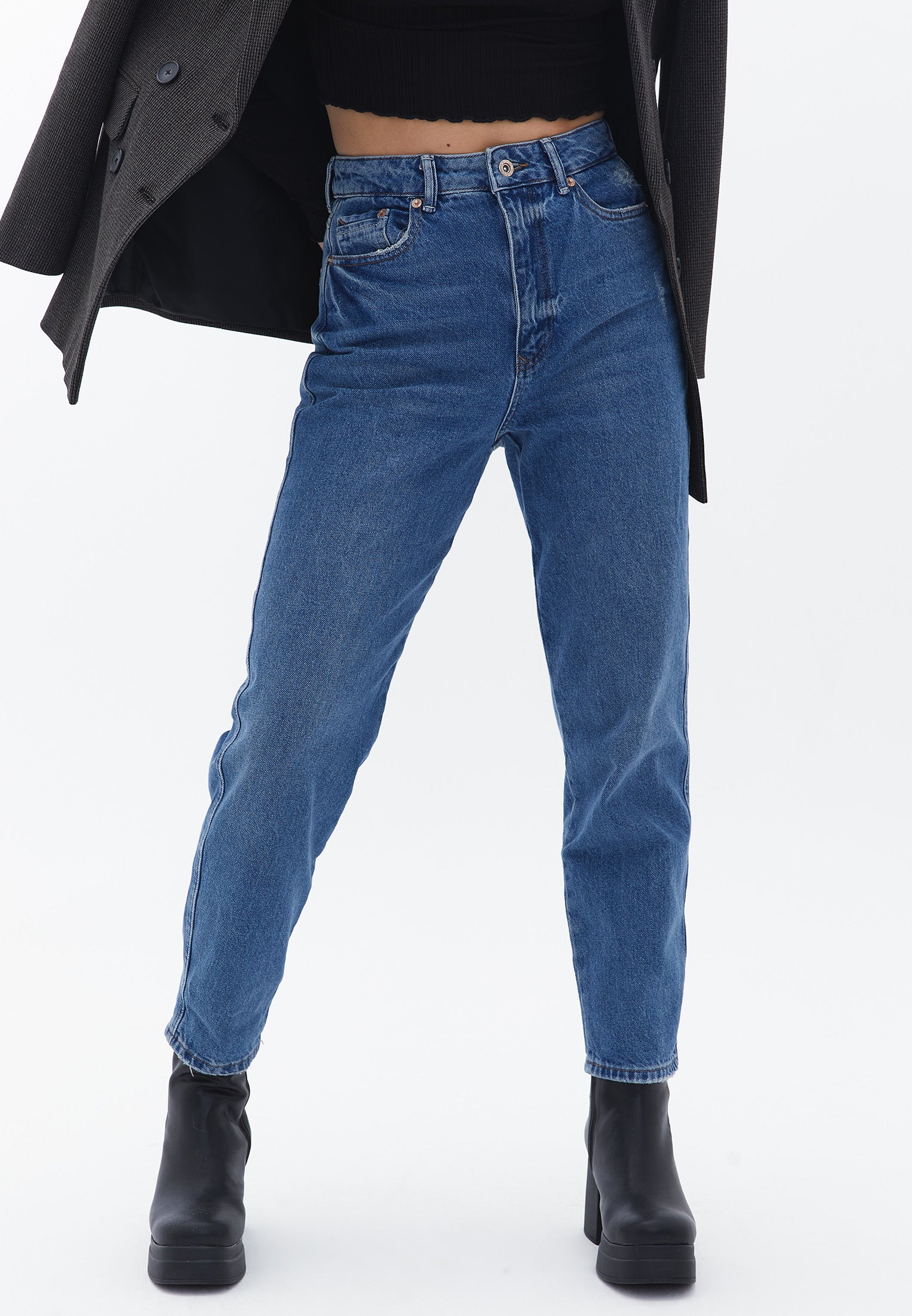 Cropped mom jean - RODEO DENIM