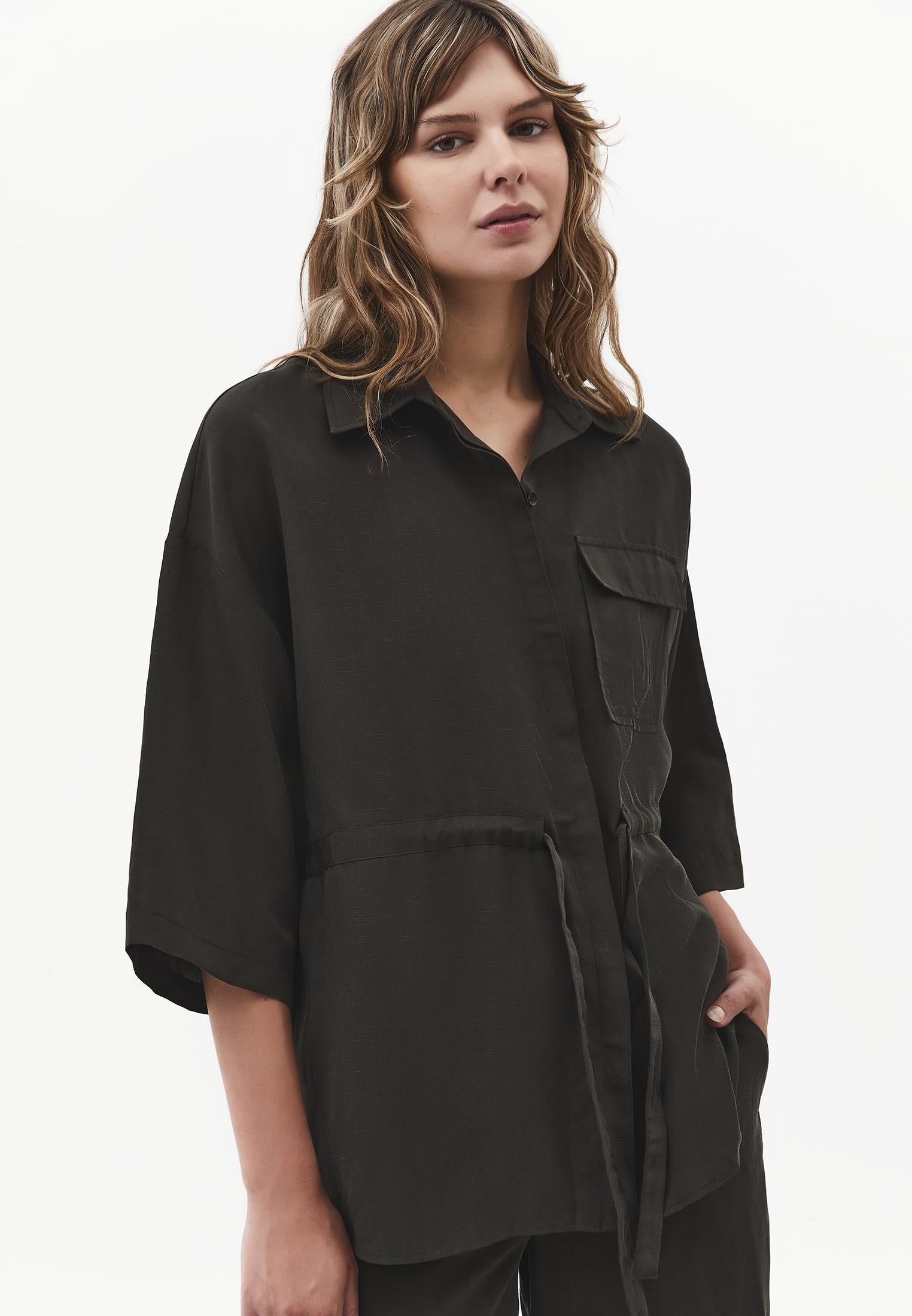 Oversize Short Sleeve Shirt - ROSIN