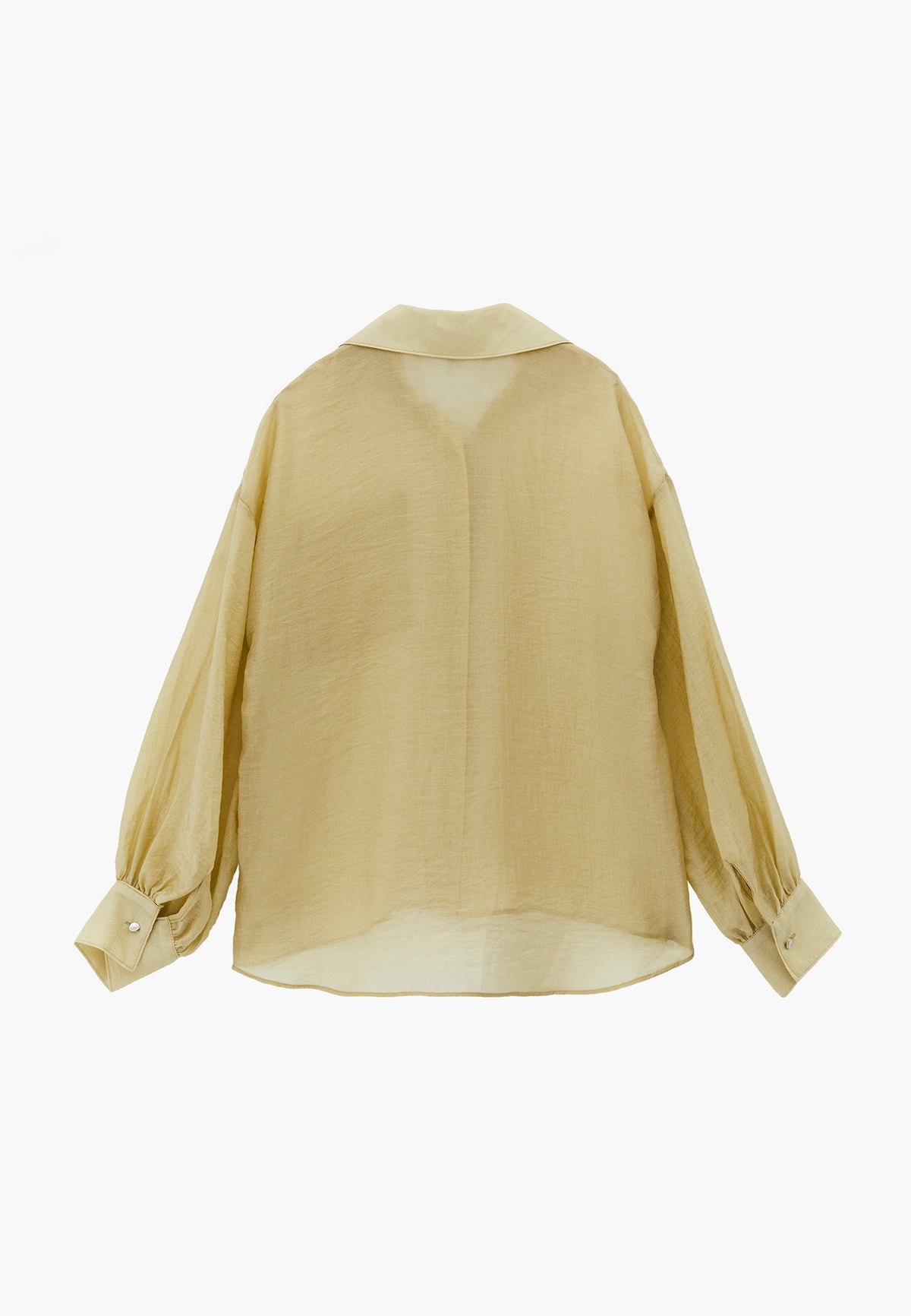 Loose Fit Long Sleeve Shirt - SAGE GREEN