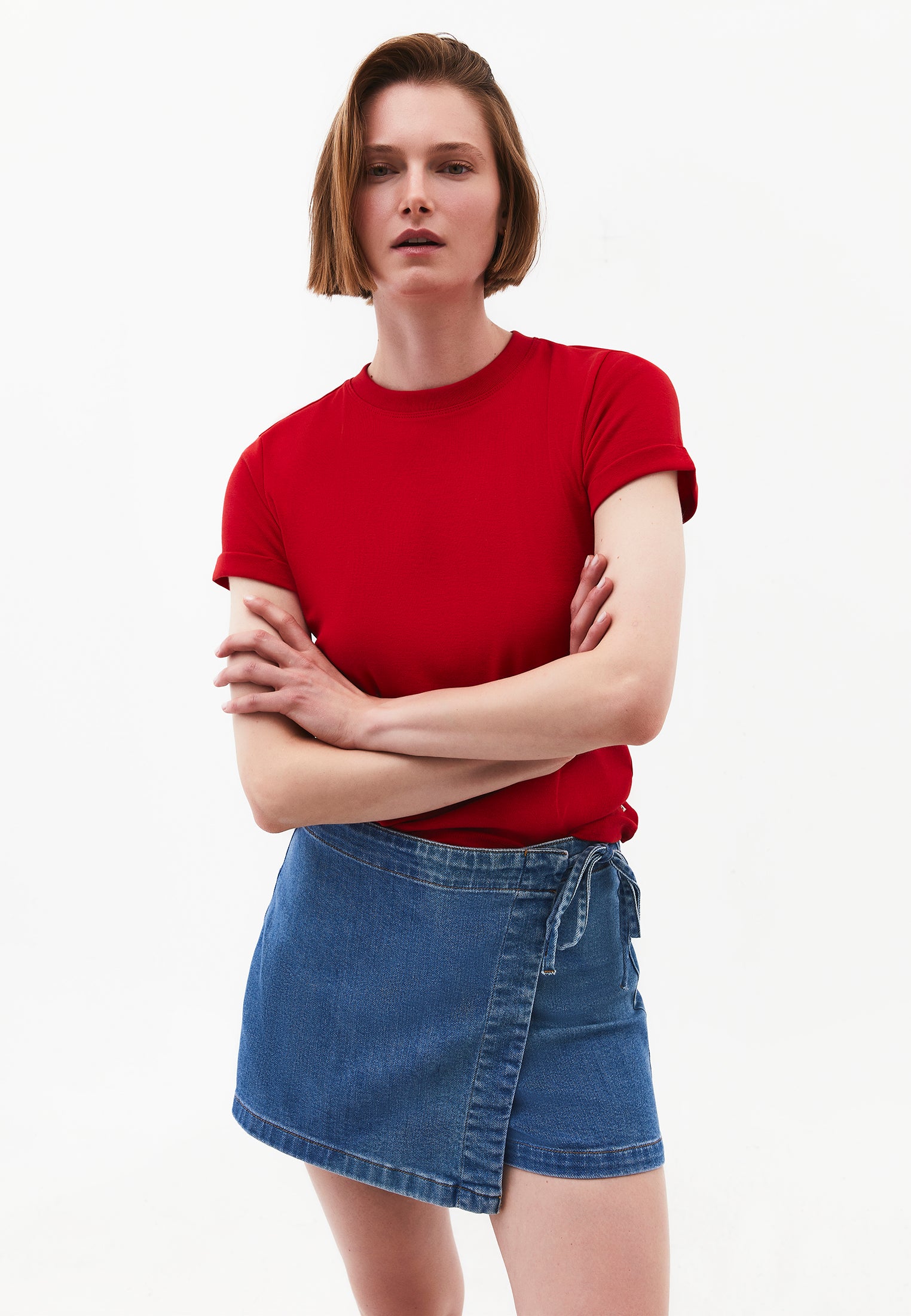 Women's Crew Neck Short Sleeve T-Shirt - SAMBA