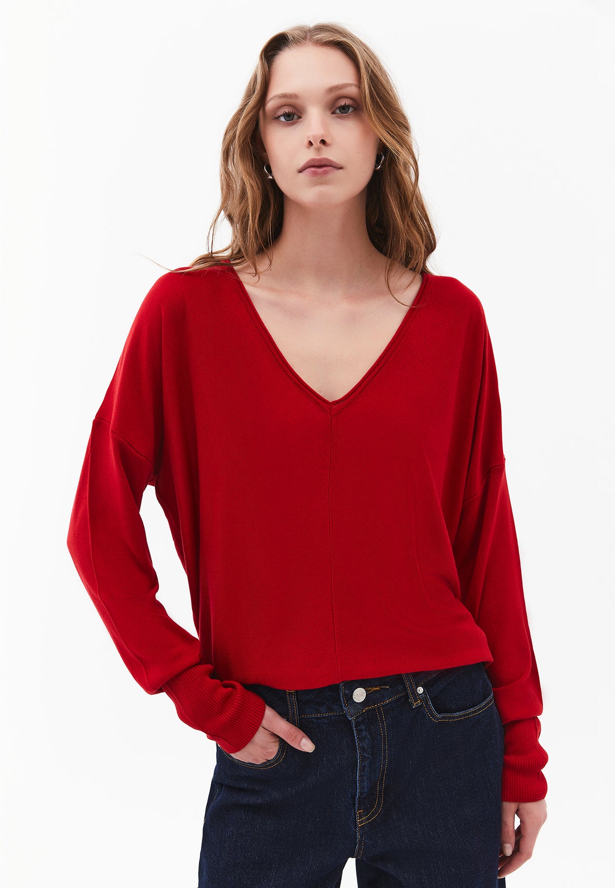 V Neck Sweater - SAMBA