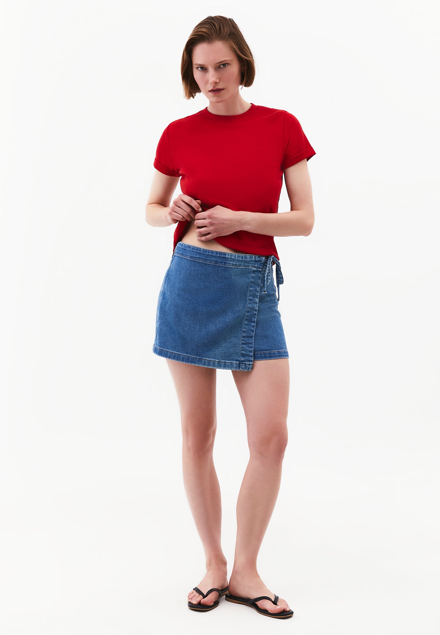 Women's Crew Neck Short Sleeve T-Shirt - SAMBA