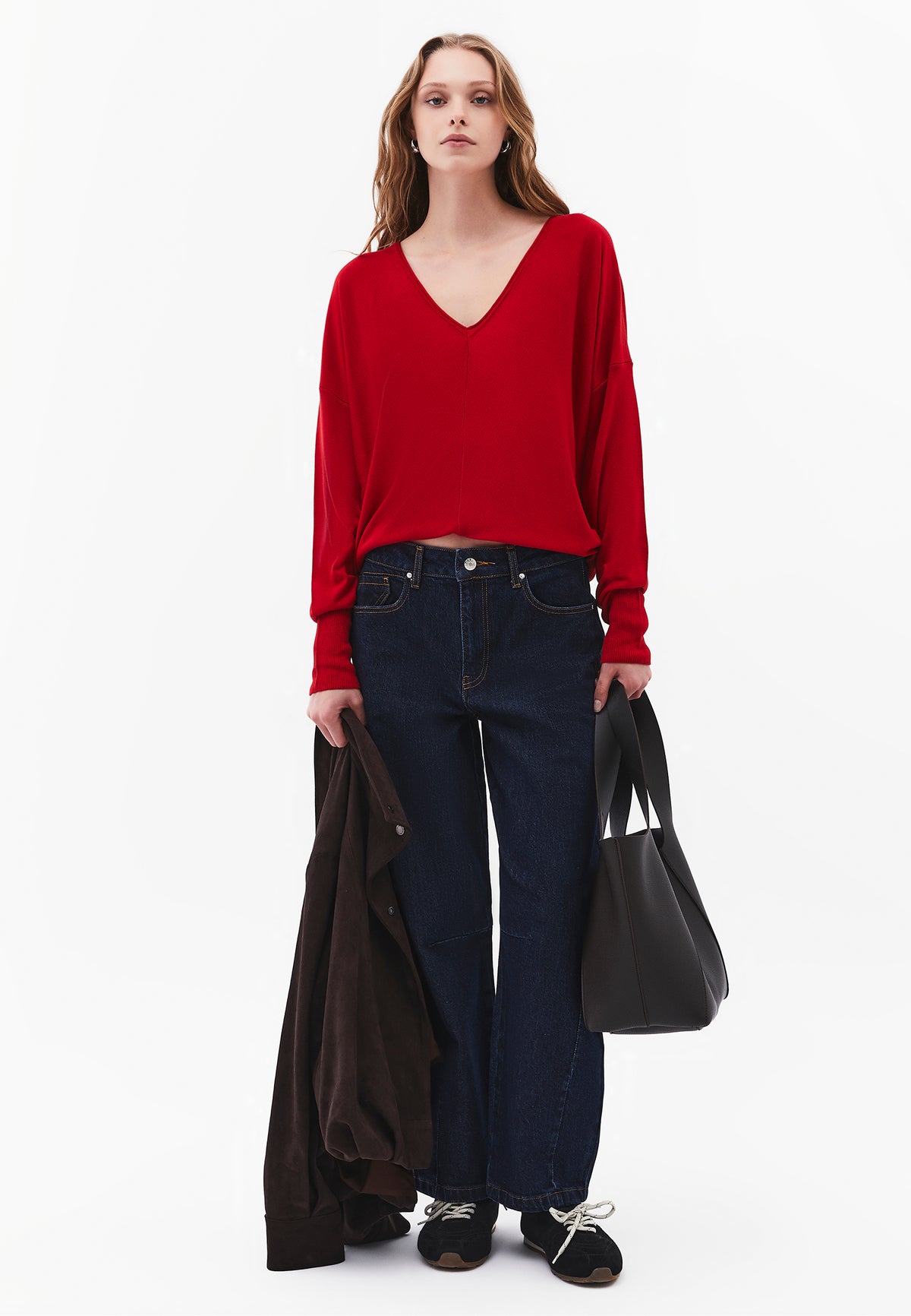 V Neck Sweater - SAMBA