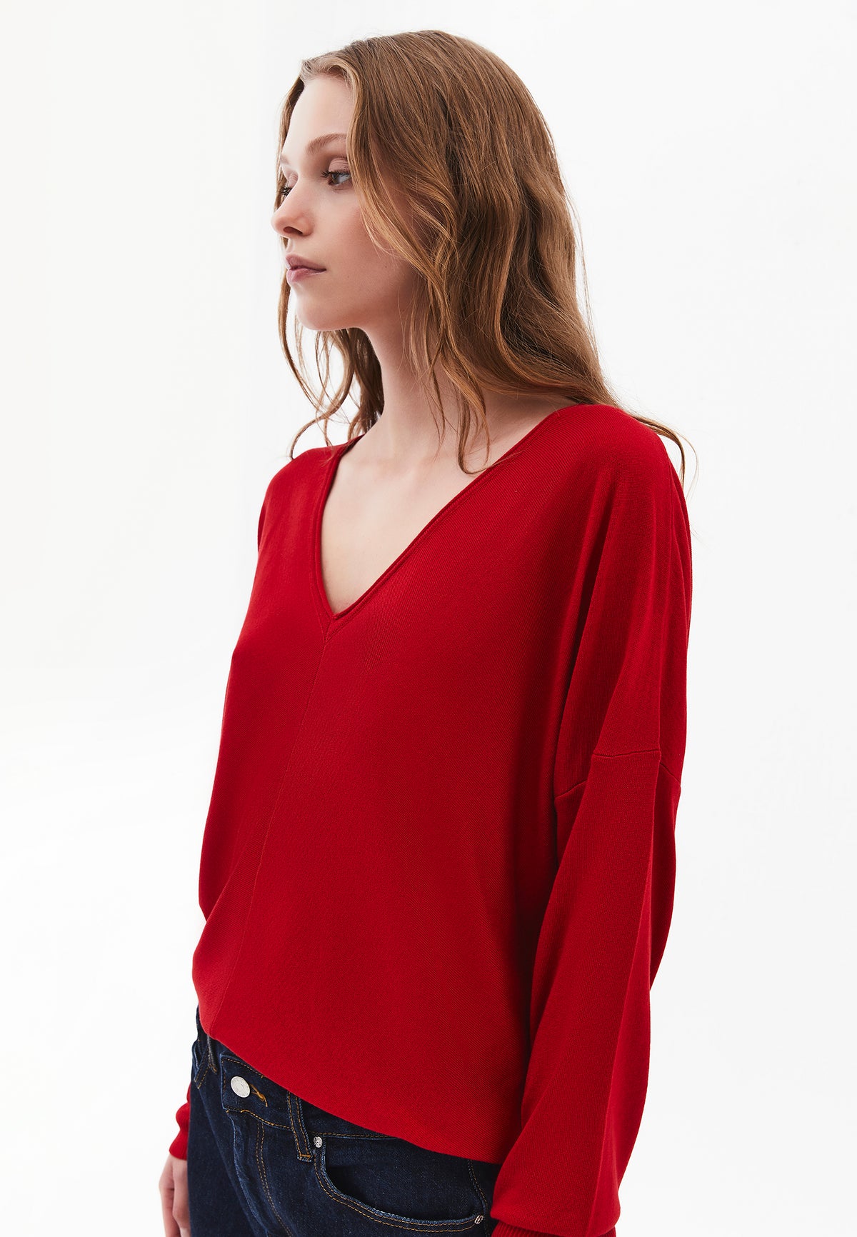 V Neck Sweater - SAMBA