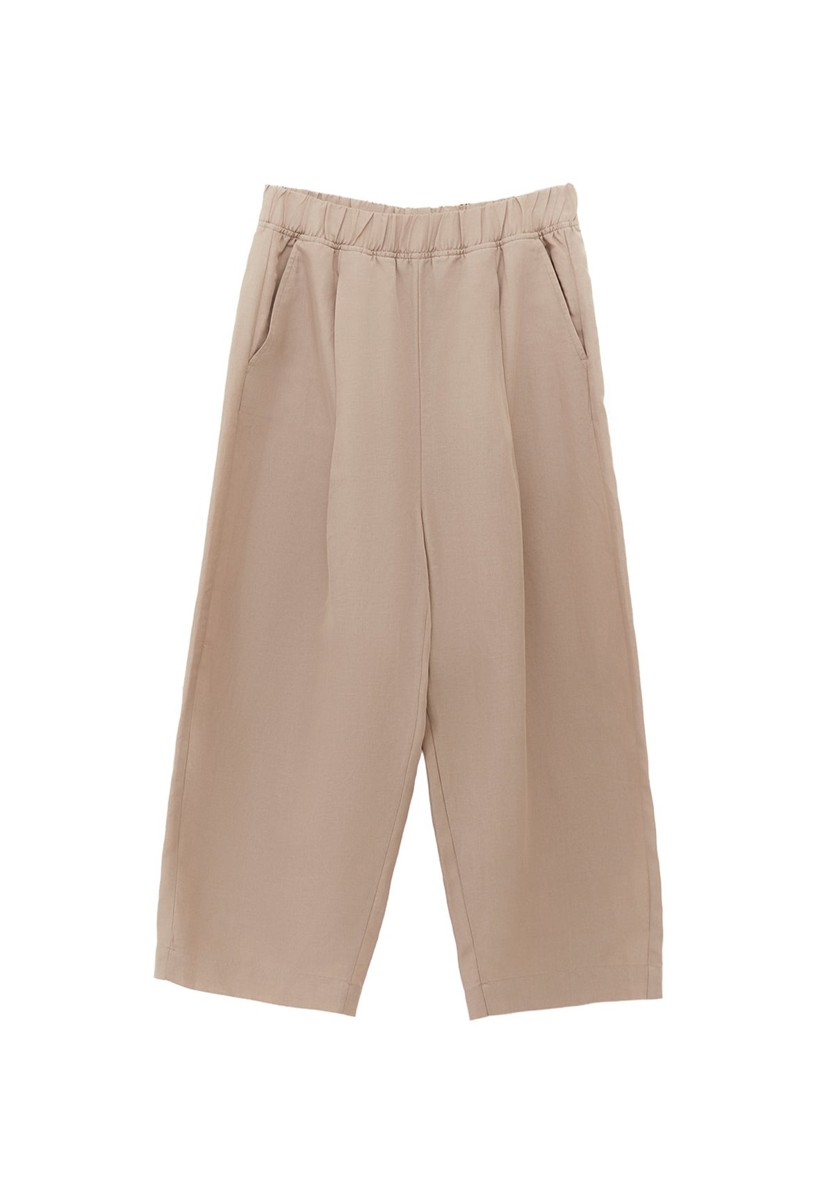 Balloon Form Pants - Beige