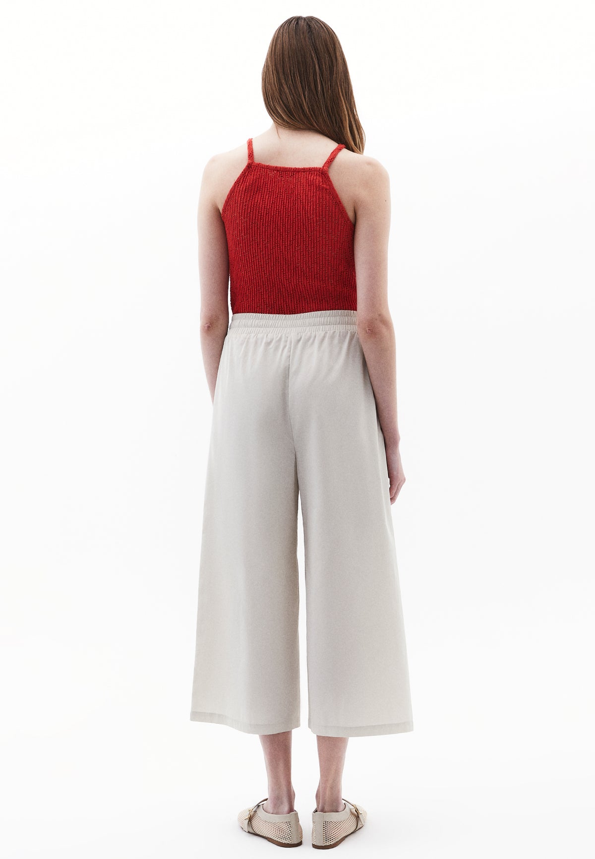 Ultra High Waist Pants - Cream