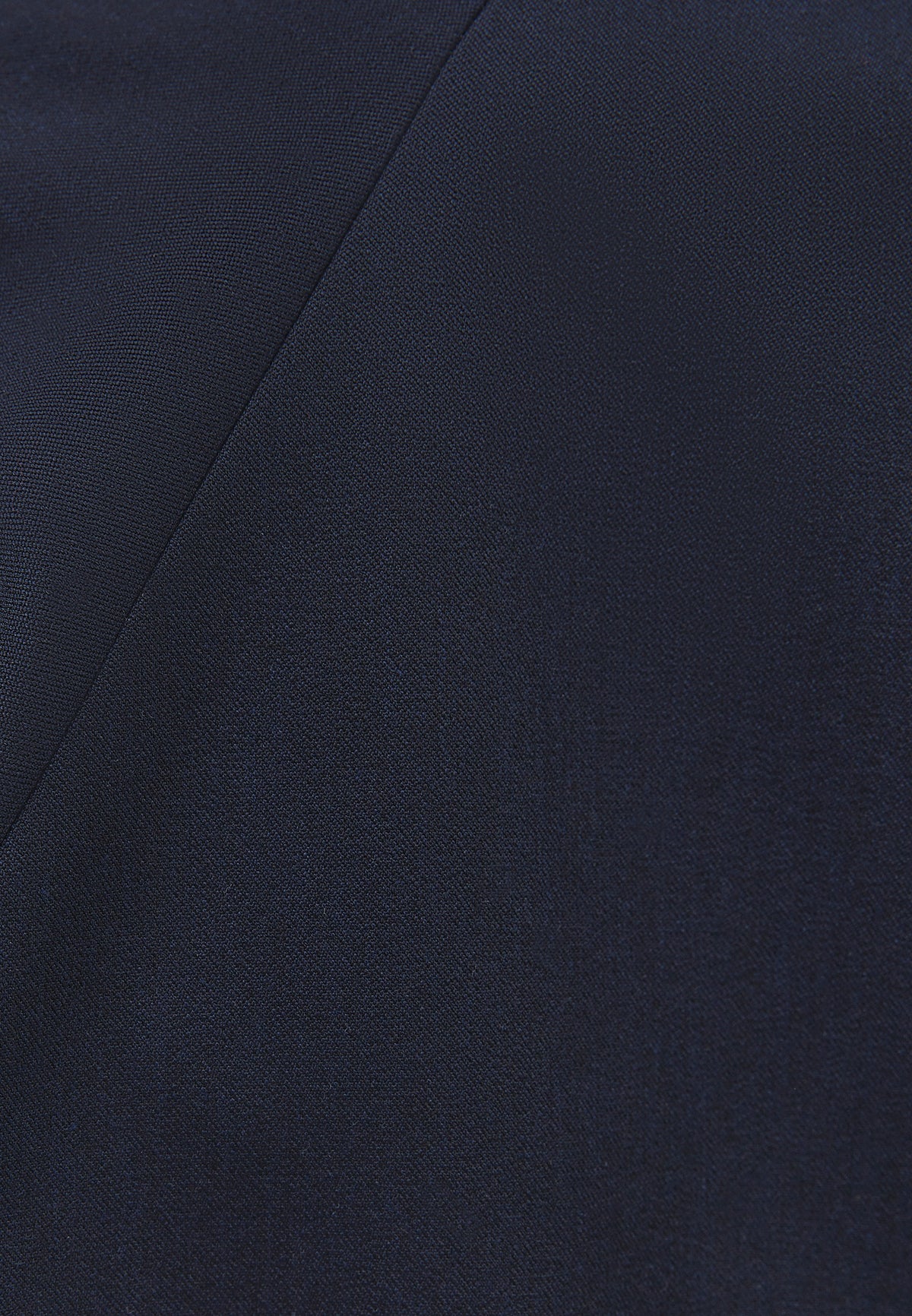 Buttoned Blazer Jacket - Navy Blue