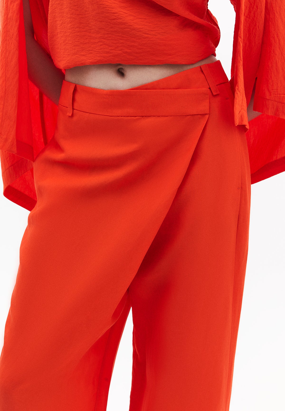 Linen Pants - Orange