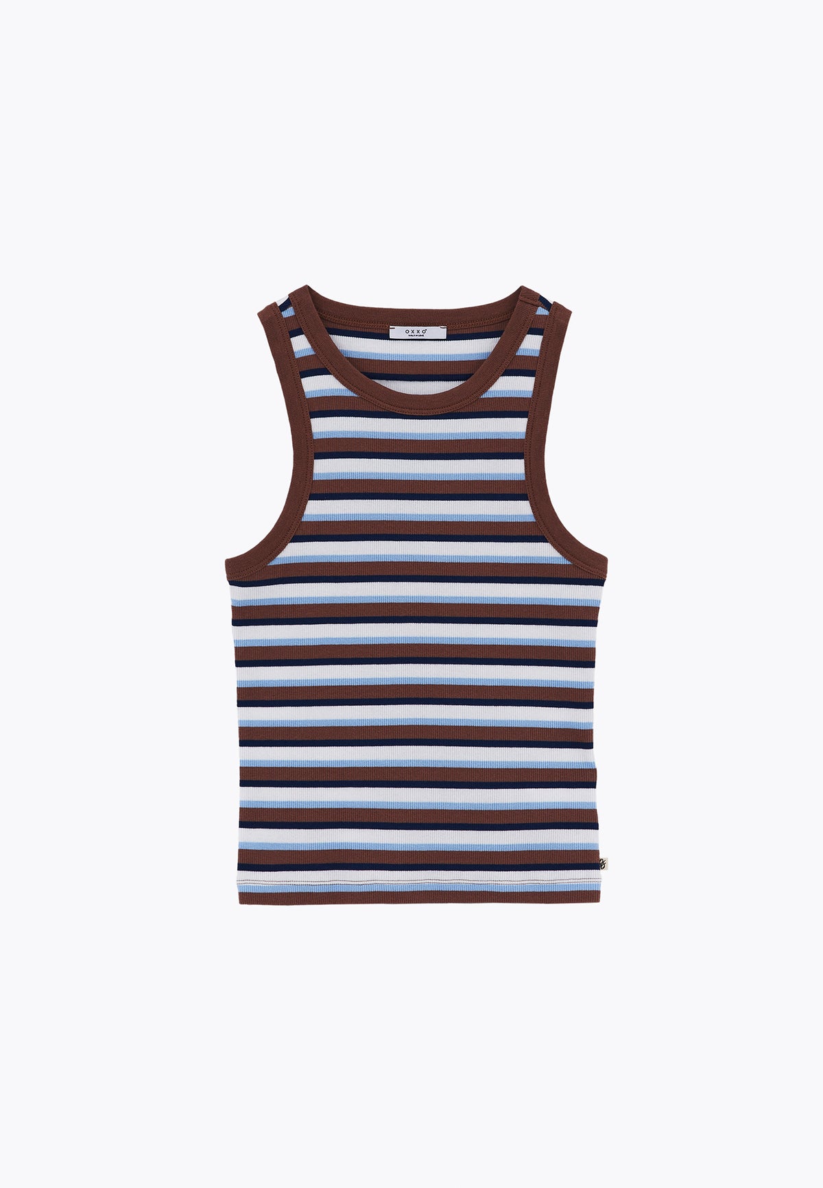 Crew Neck Bodycon Tank Top - Mix Color