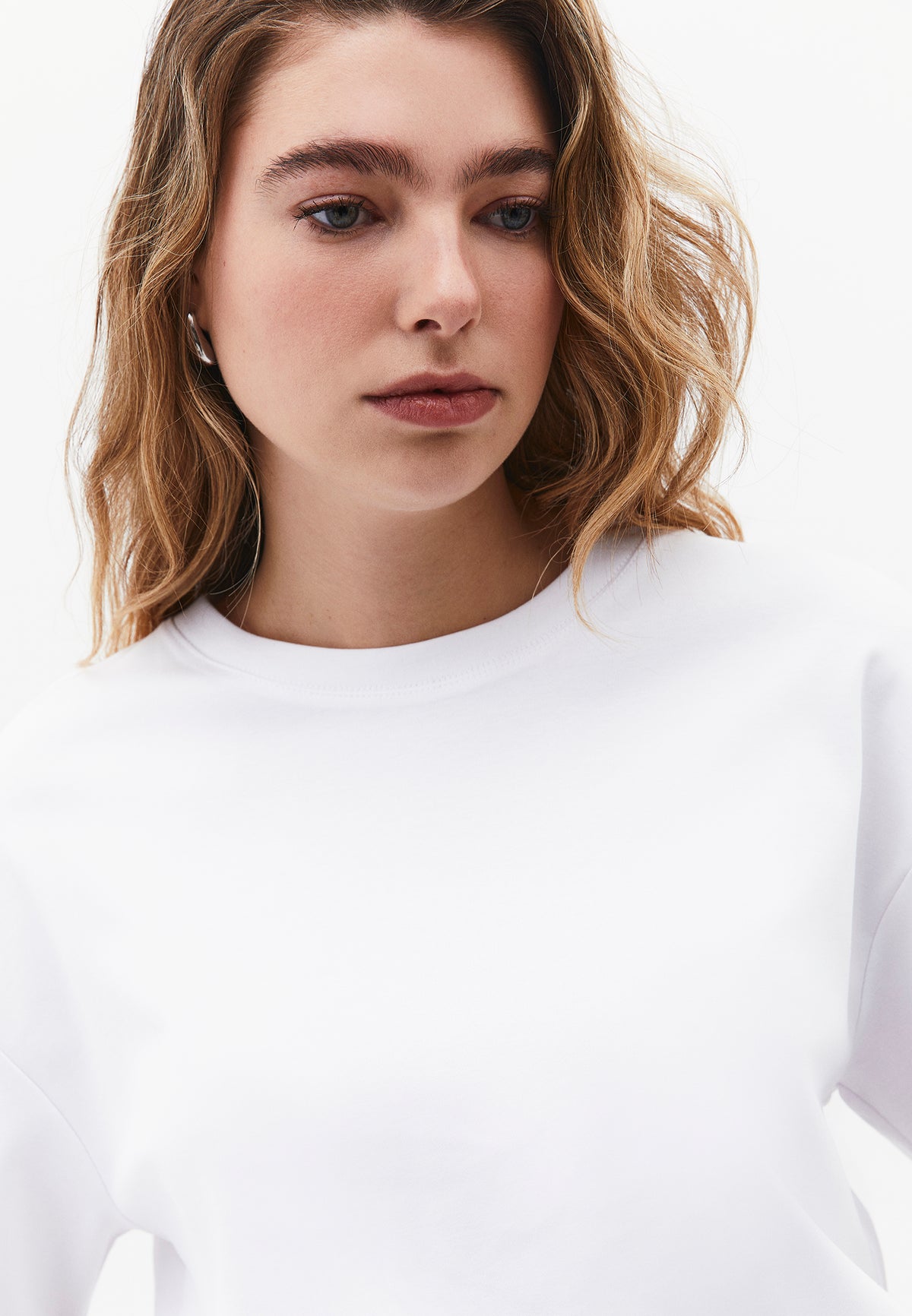 Oversize Tunic T-Shirt - WHITE