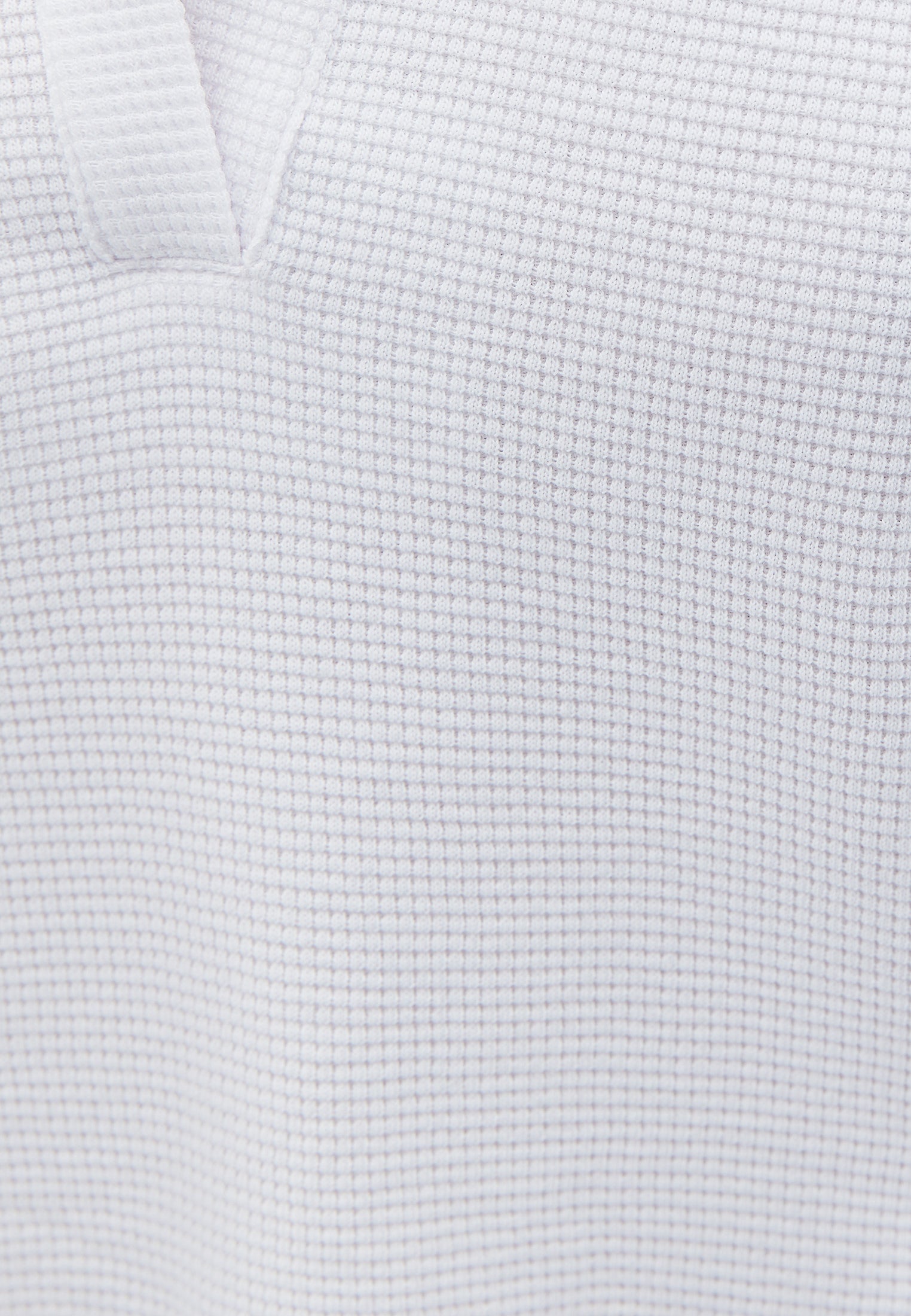 SHORT POLO NECK T-SHIRT - WHITE