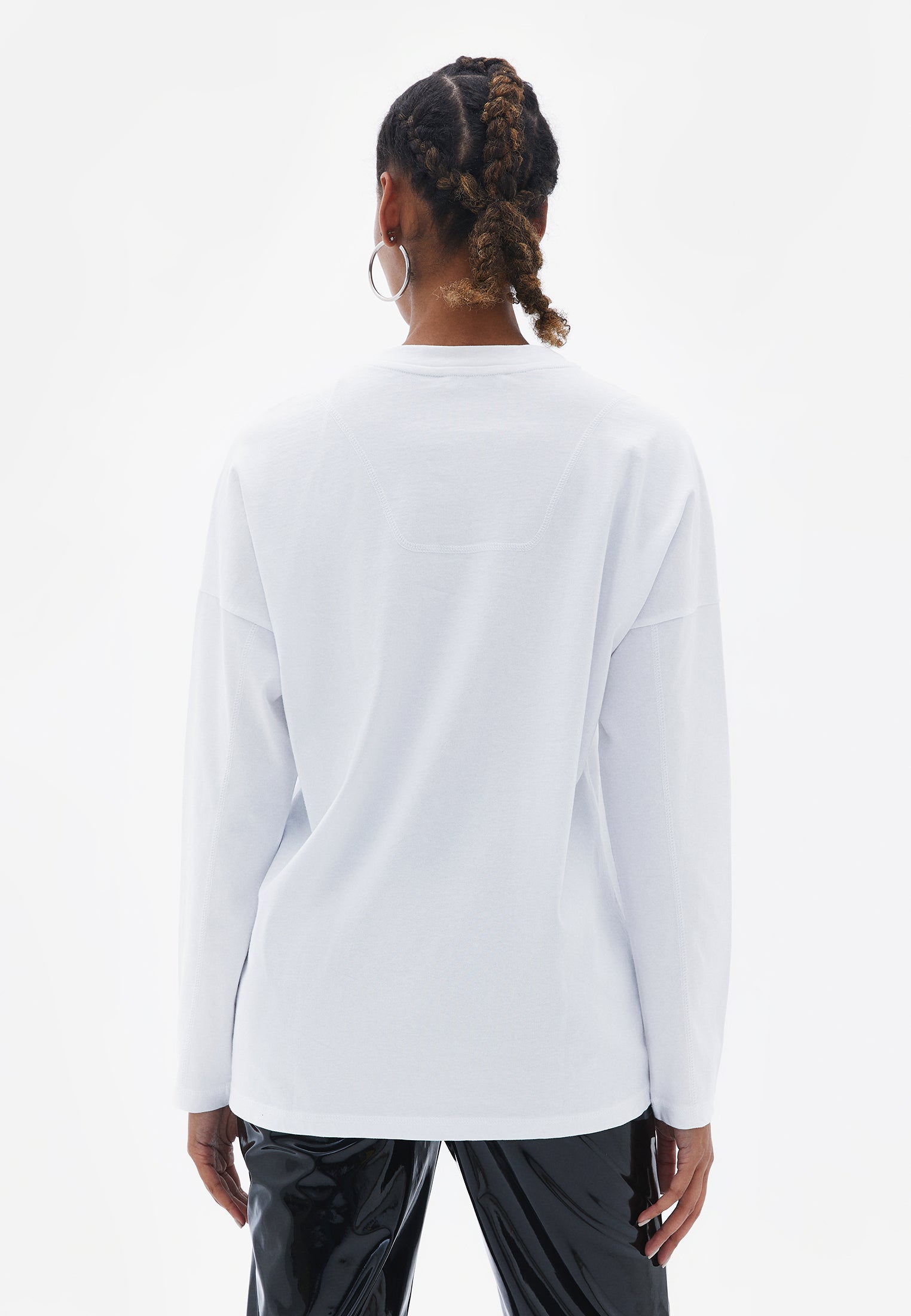 Oversize long tunic - WHITE