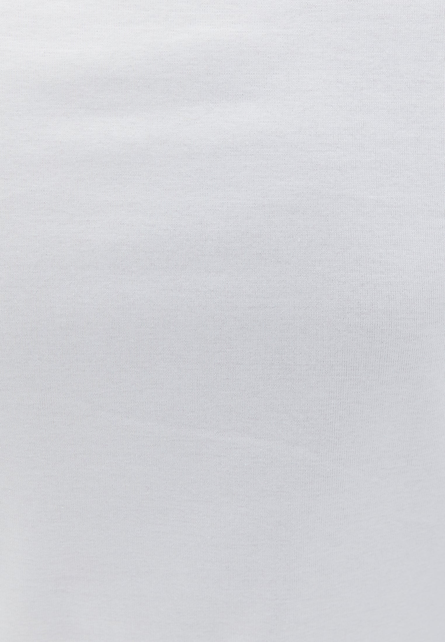 Ribbed cotton long sleeve t-shirt - WHITE