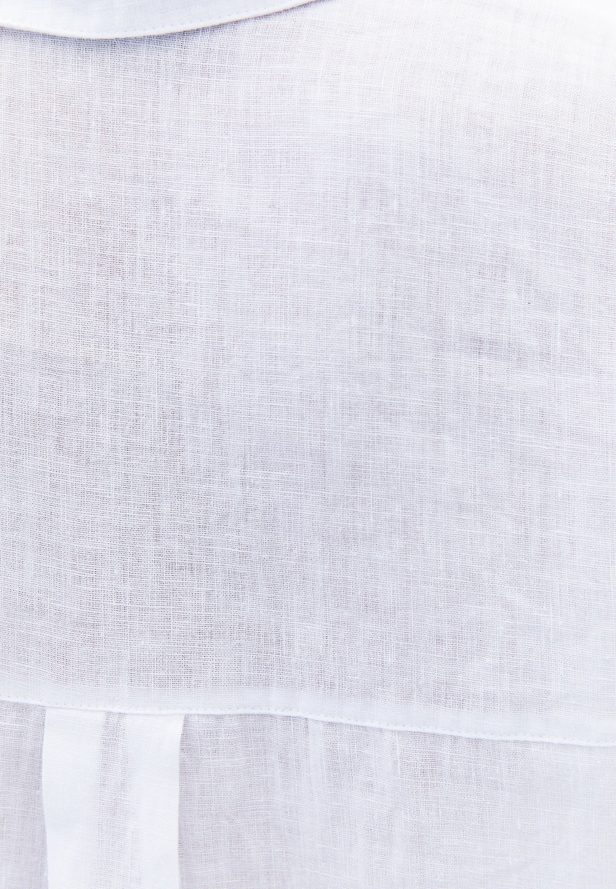 Shirt Collar Oversize Tunic Shirt - White