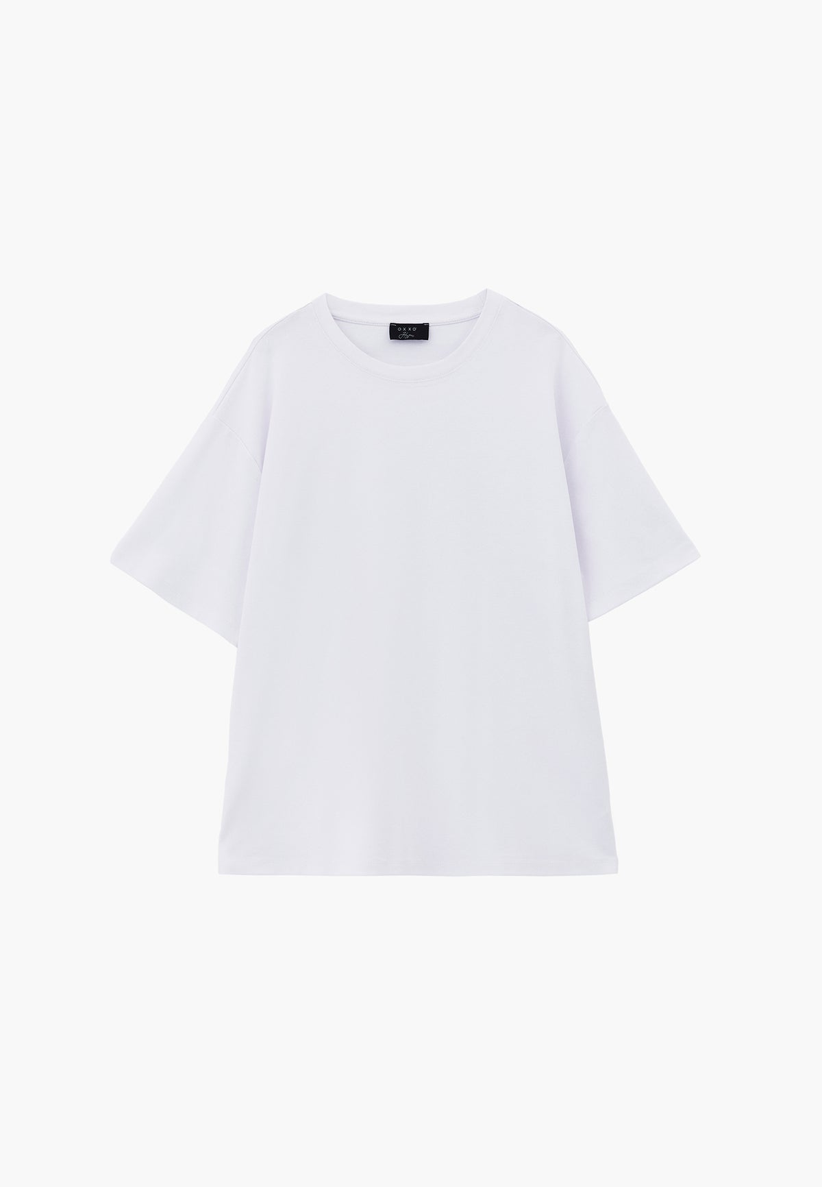 Oversize Tunic T-Shirt - WHITE