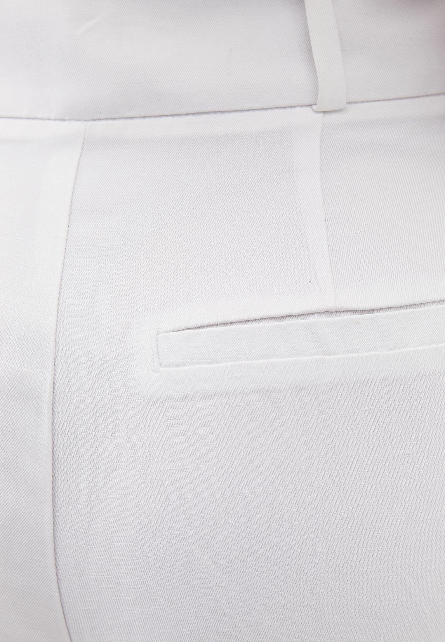Wide Leg Pleated Ultra High Waist Long Pants - WHITE