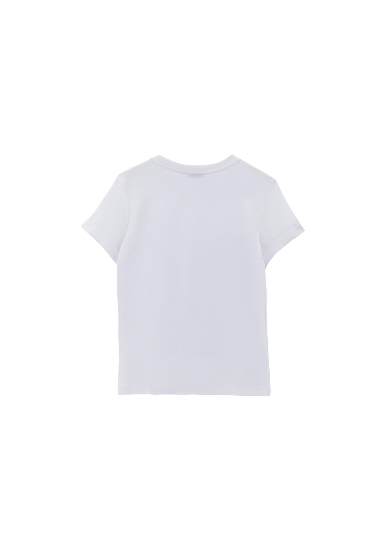 Women's Crew Neck Short Sleeve T-Shirt - WHITE