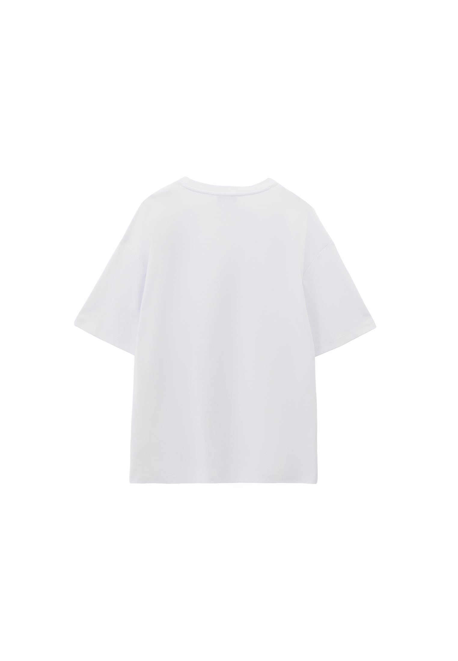 Oversized cotton t-shirt - WHITE