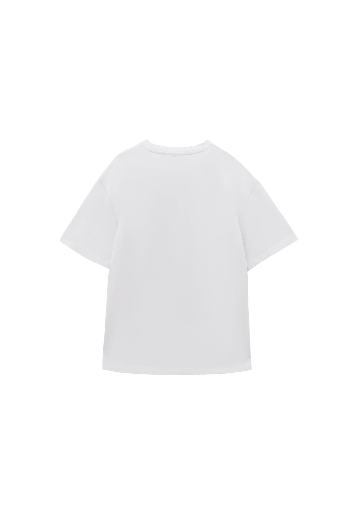 Printed Oversize T-Shirt - White