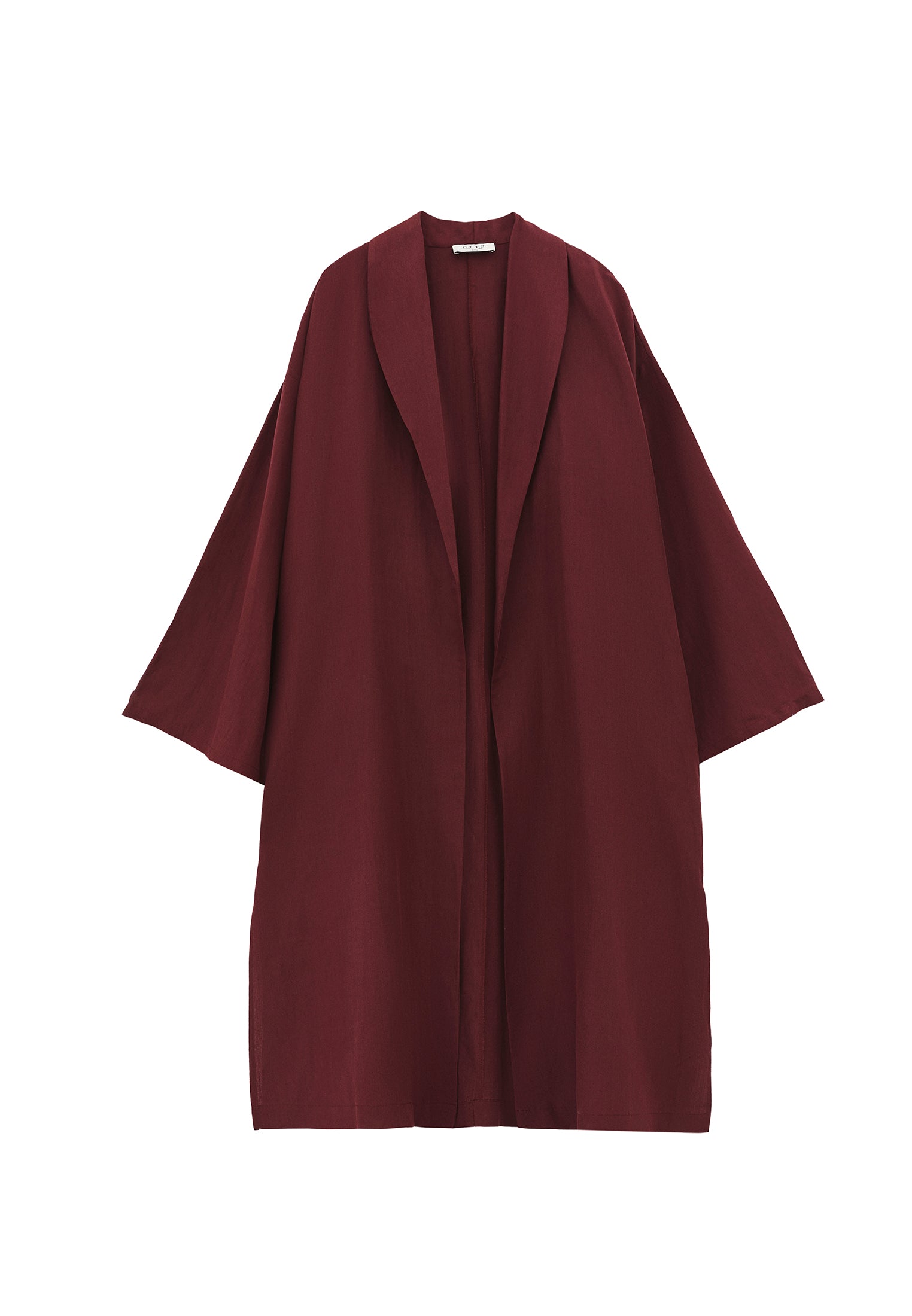 Kimono Tunic With Slit Detail - WINDSOR WINE