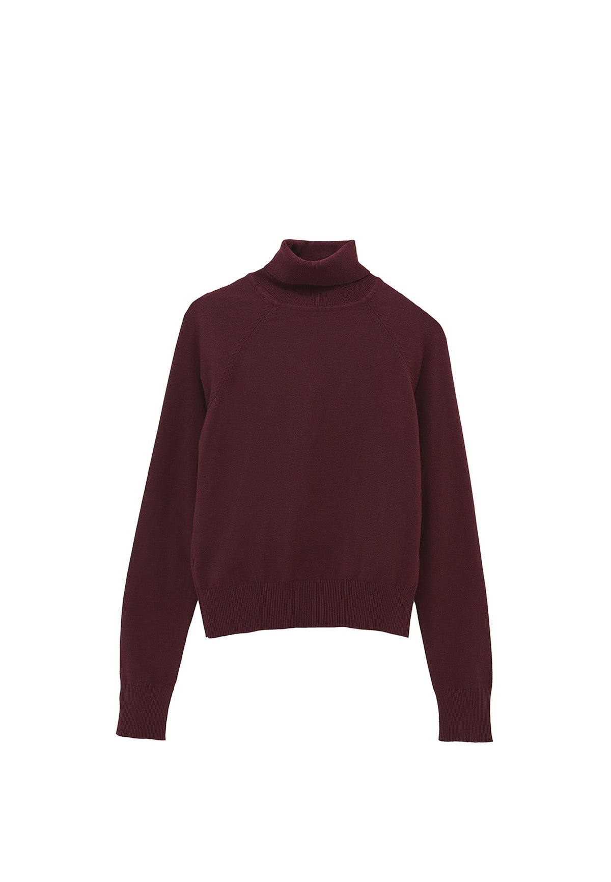 Slim Fit Turtleneck Knitwear - WINETASTING
