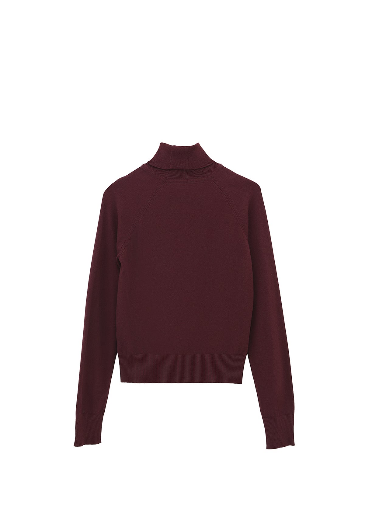Slim Fit Turtleneck Knitwear - WINETASTING