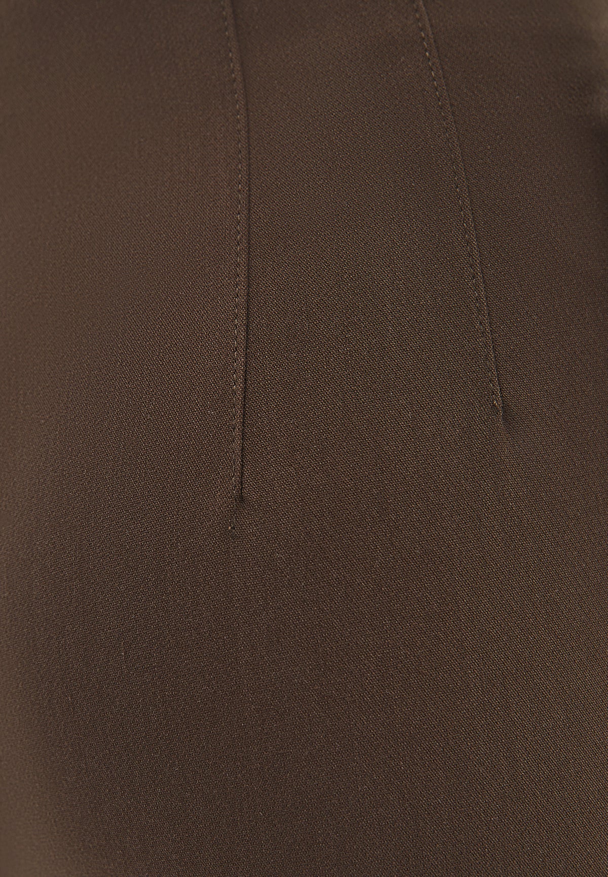 Carrot Cut High Waist Pants - Brown