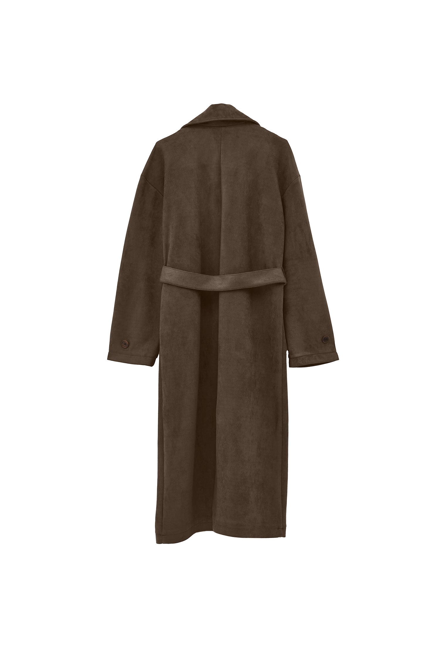 SUEDE TRENCHCOAT - WREN