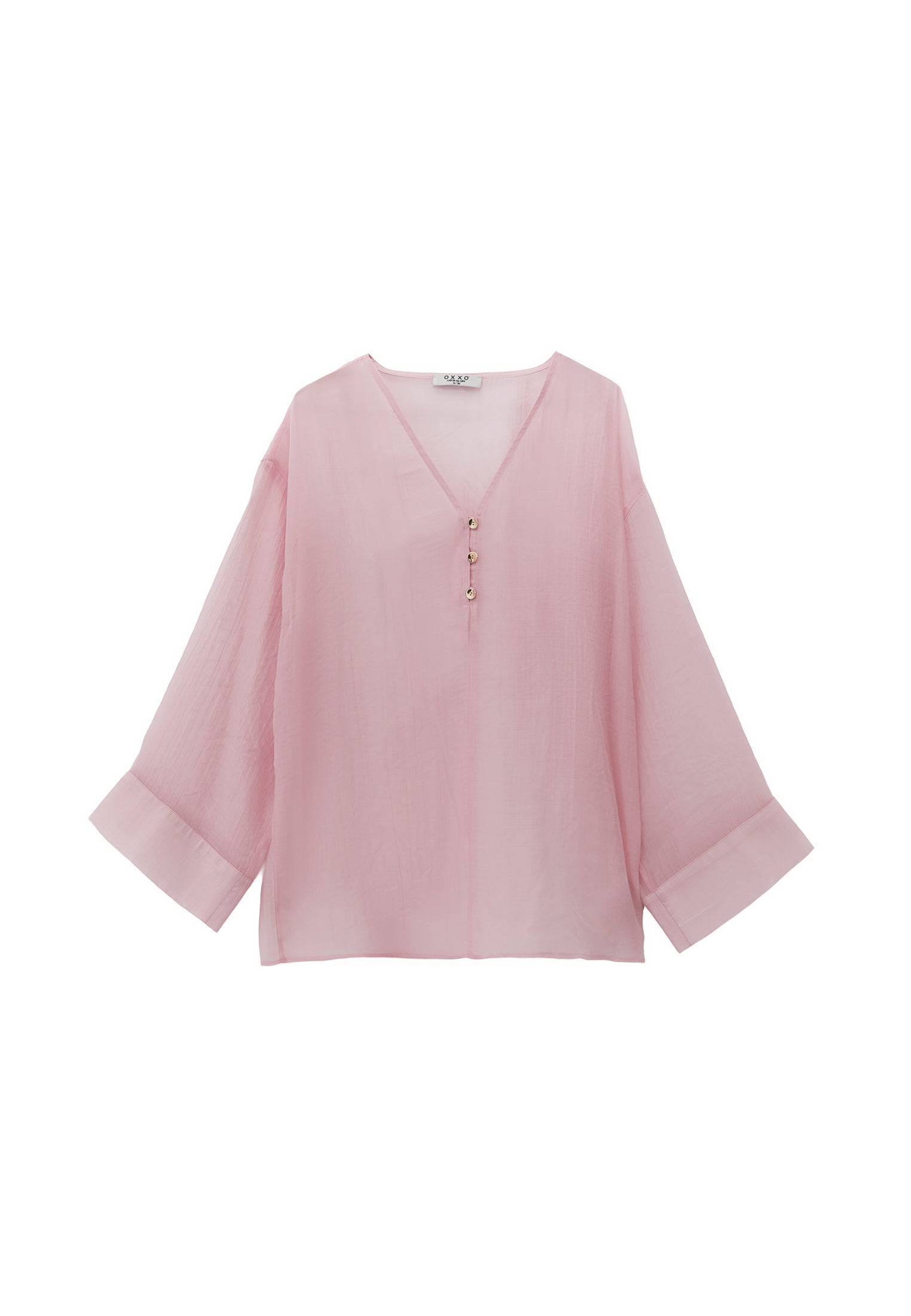 Button detailed tunic blouse - ZEPHYR