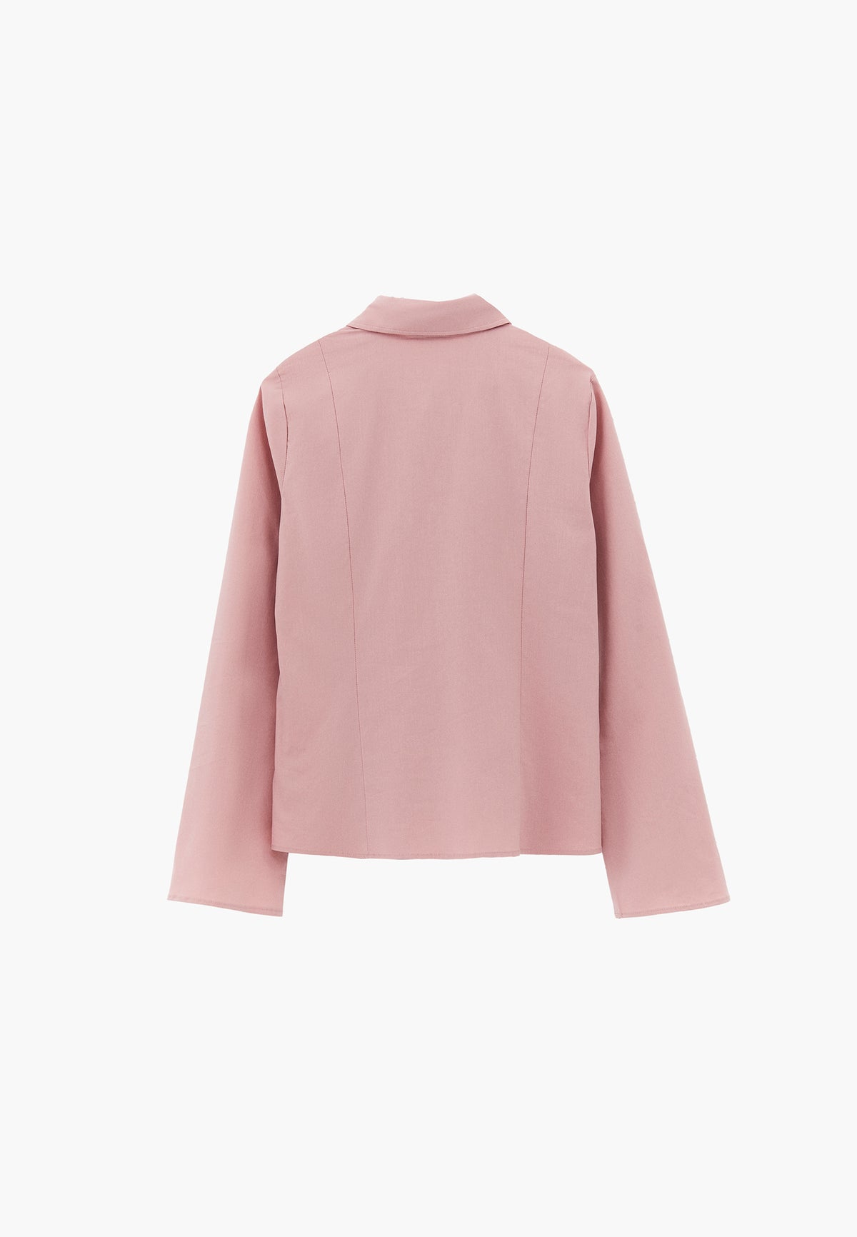 Buttoned Long Sleeve Shirt - Pink