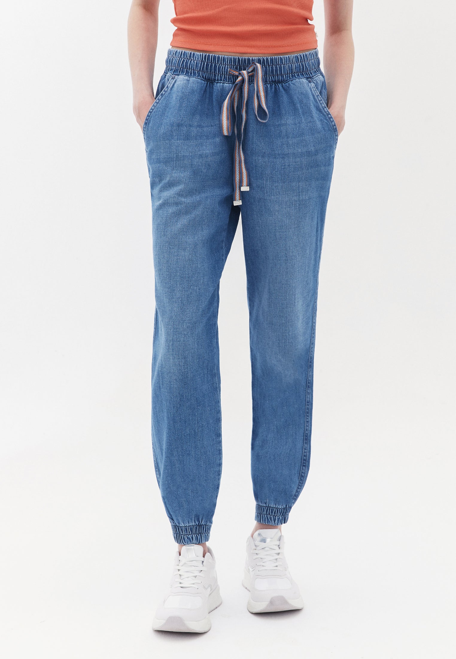 Elastic Waist Denim Jogger - RODEO DENIM