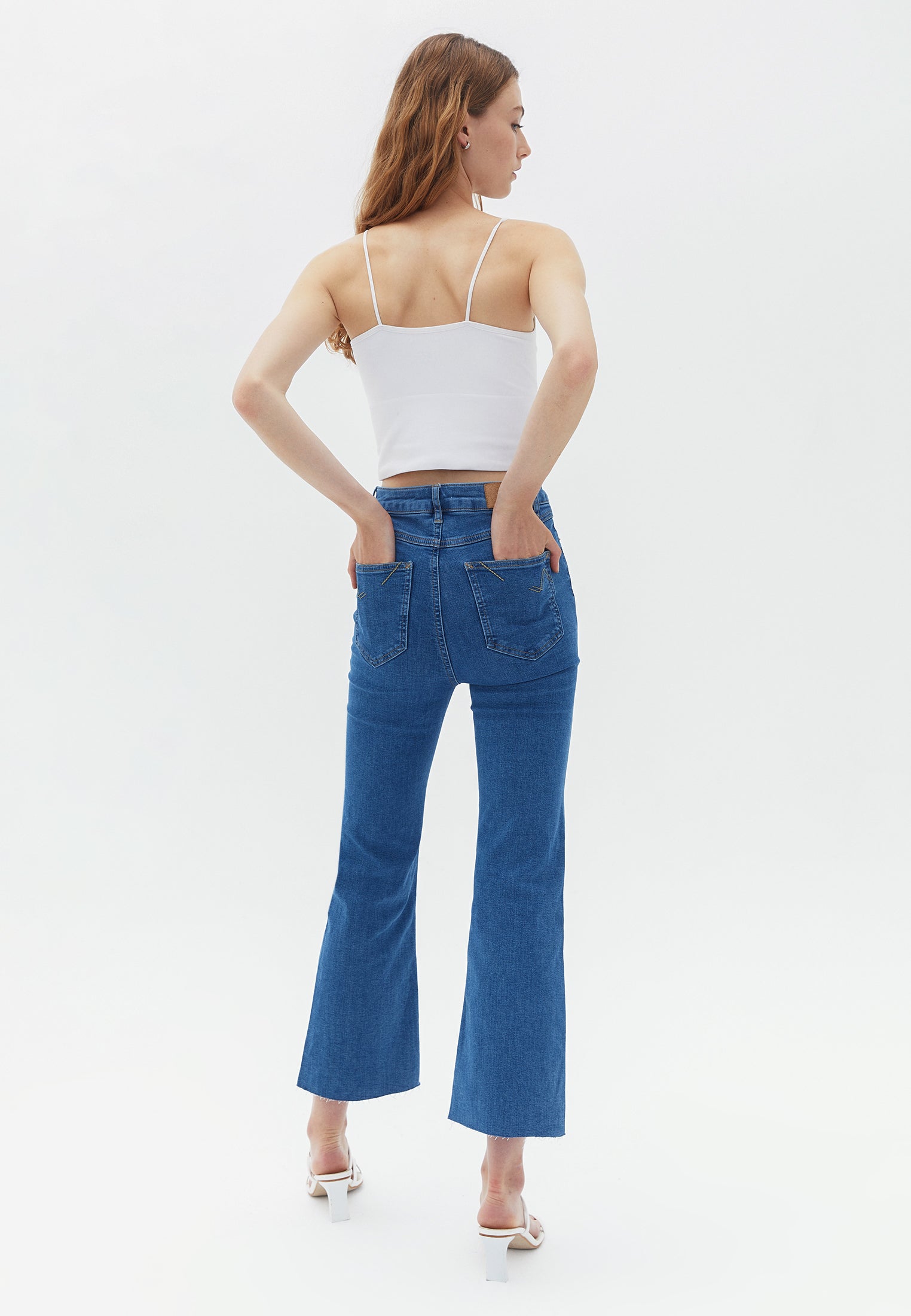 Ultra High Rise Flared Pants - RODEO DENIM