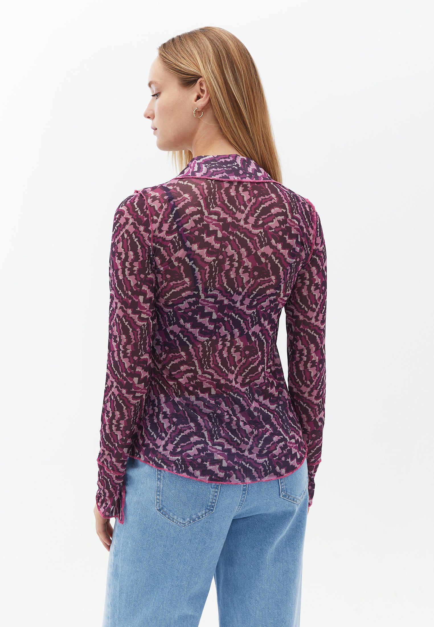 قميص بأكمام طويلة - ABSTRACT COMB