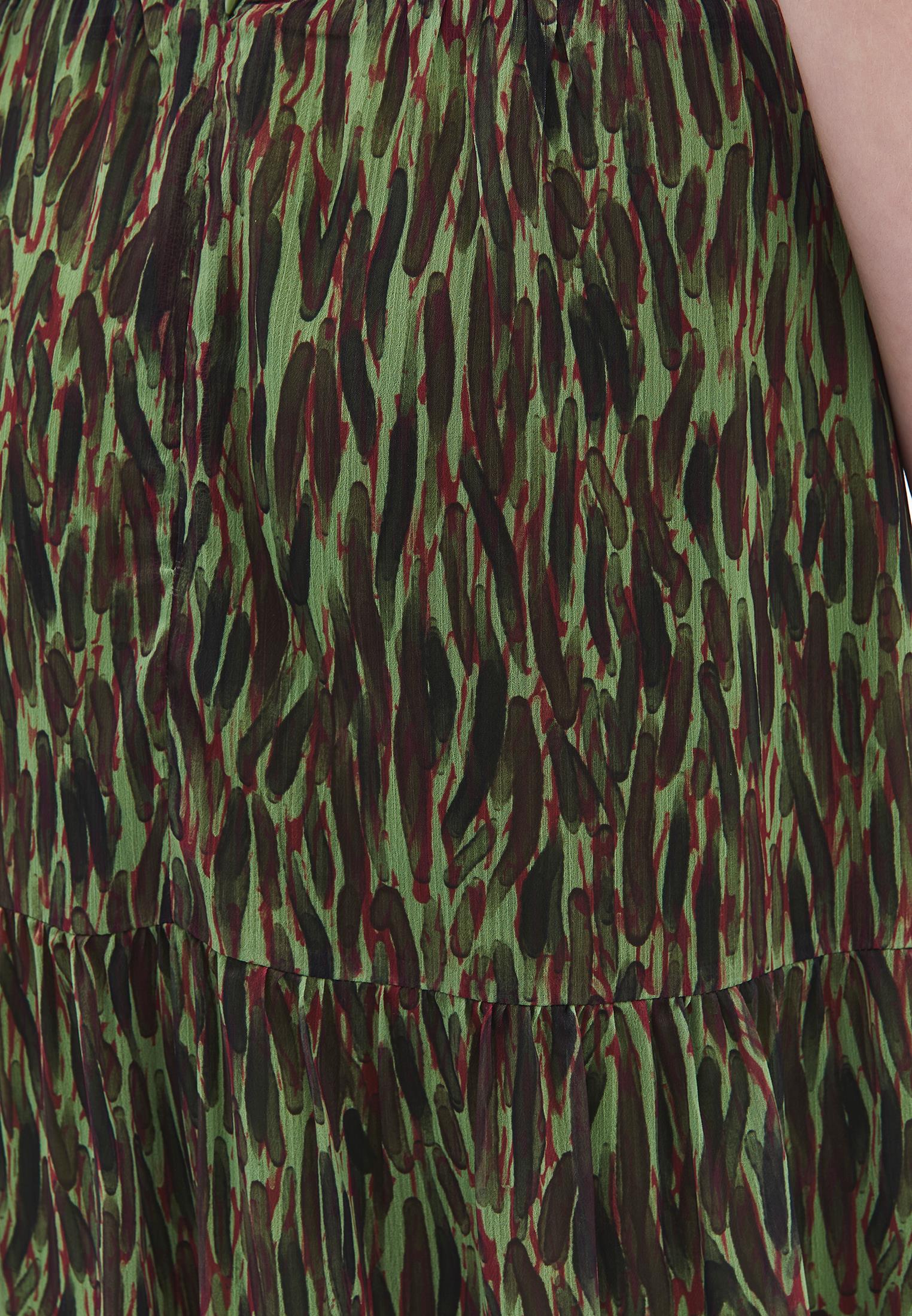 تنورة انسيابية - مشط تجريدي