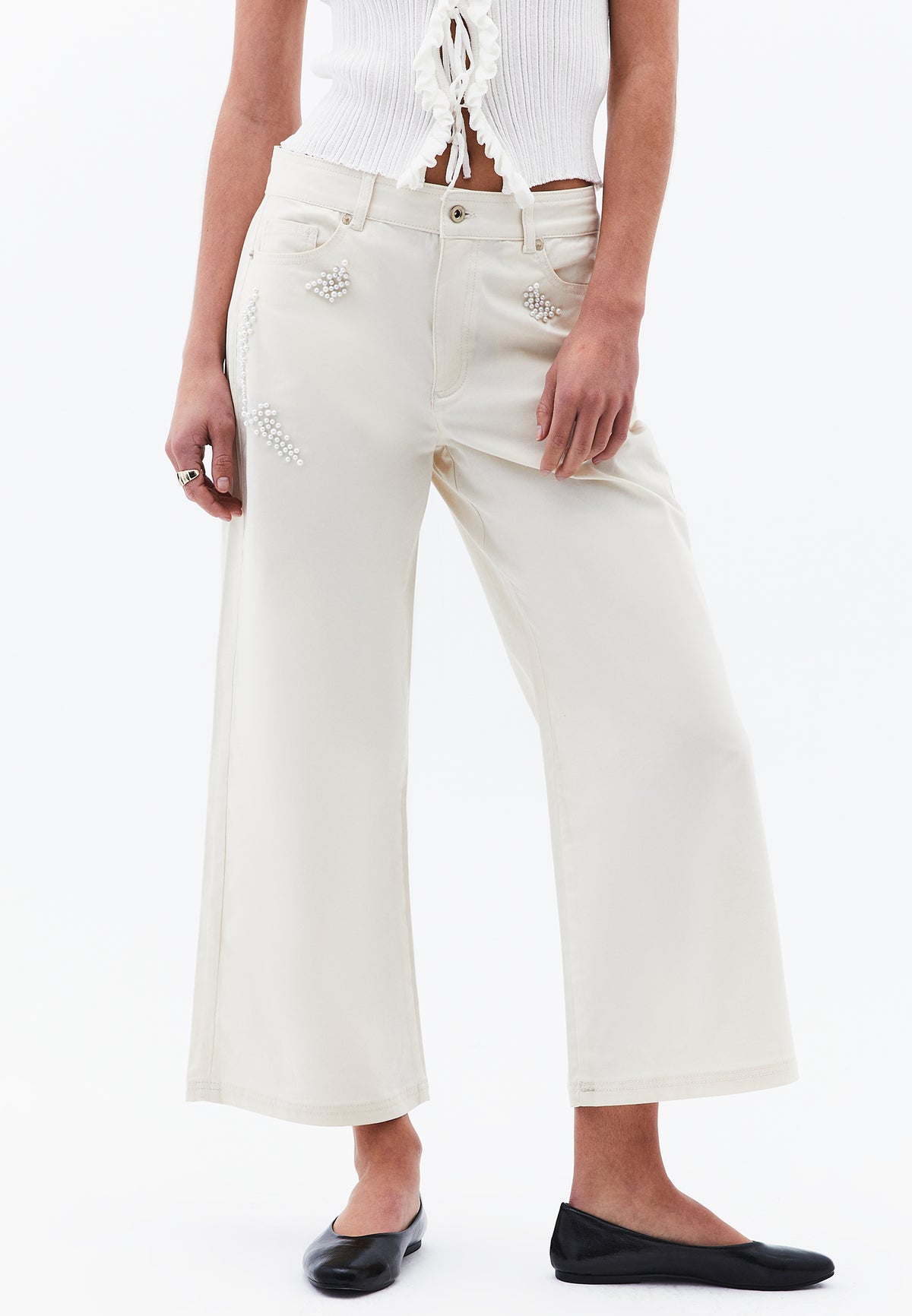 Culotte Pants - Cream