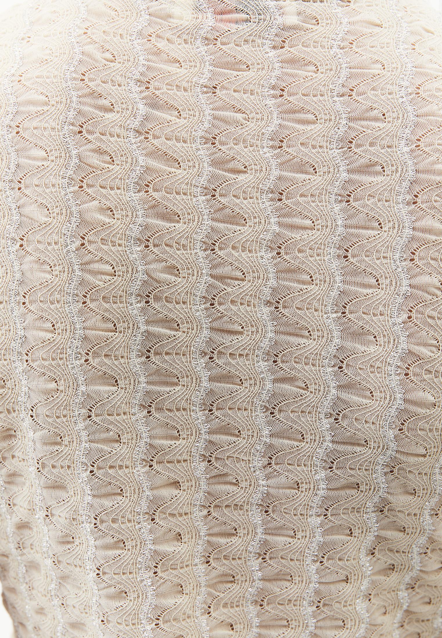 Fitted Standard Tank Top With Buckle Detail And Crew Neck - ALMOND MILK