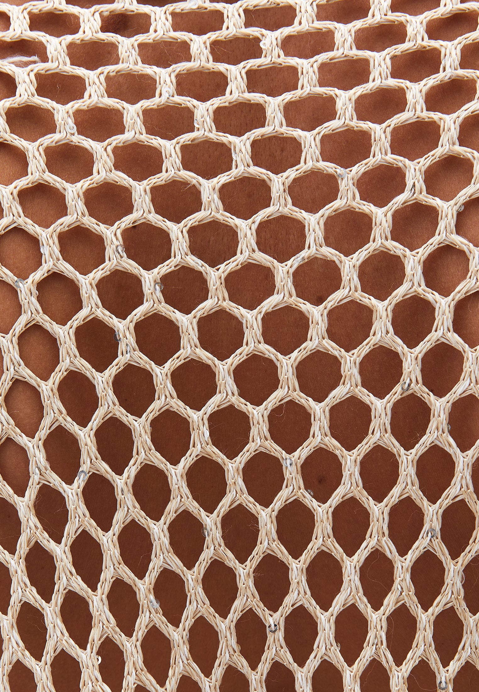 File detailed long sleeve blouse - ALMOND MILK