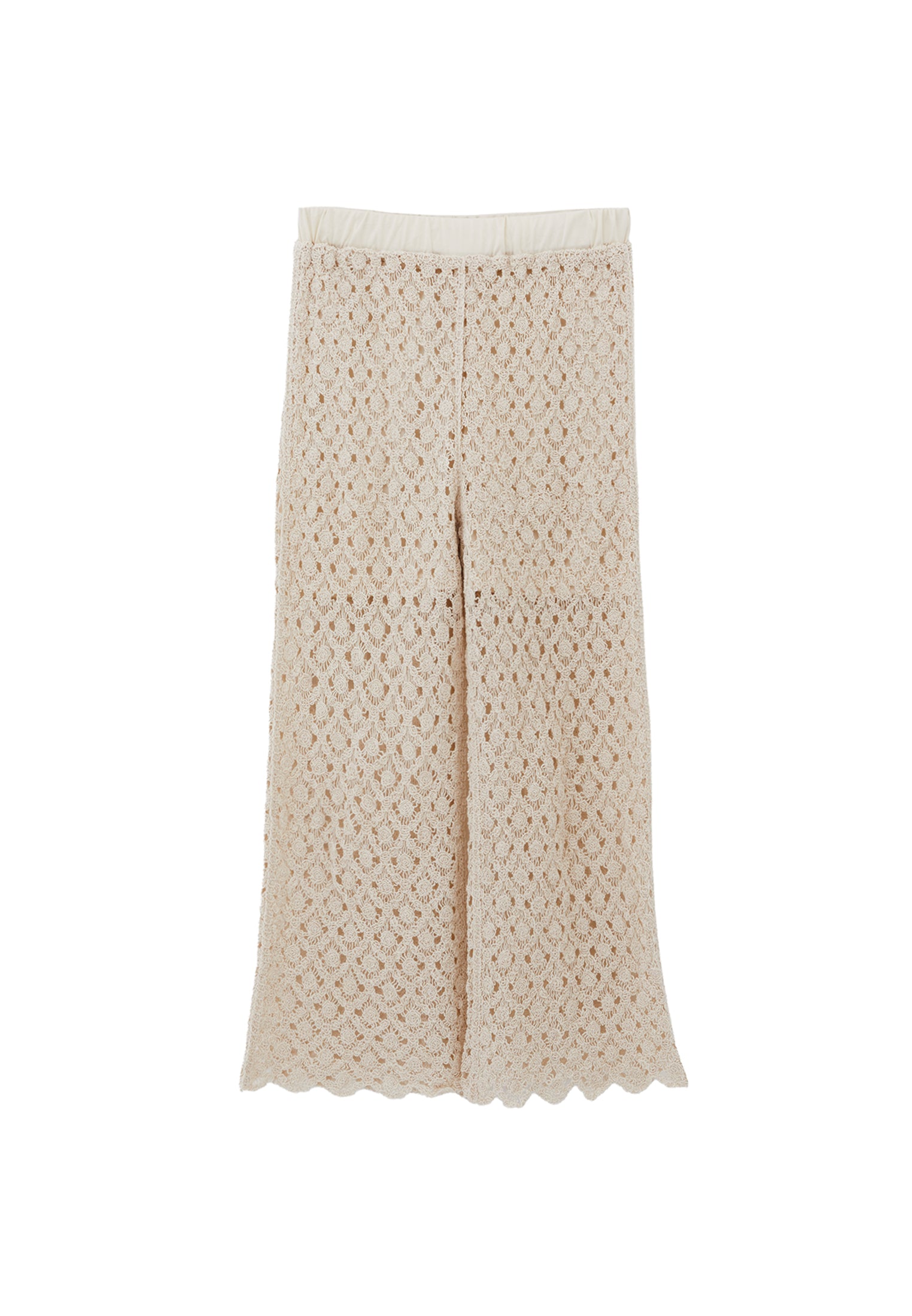 Straight Leg Pants - ALMOND MILK