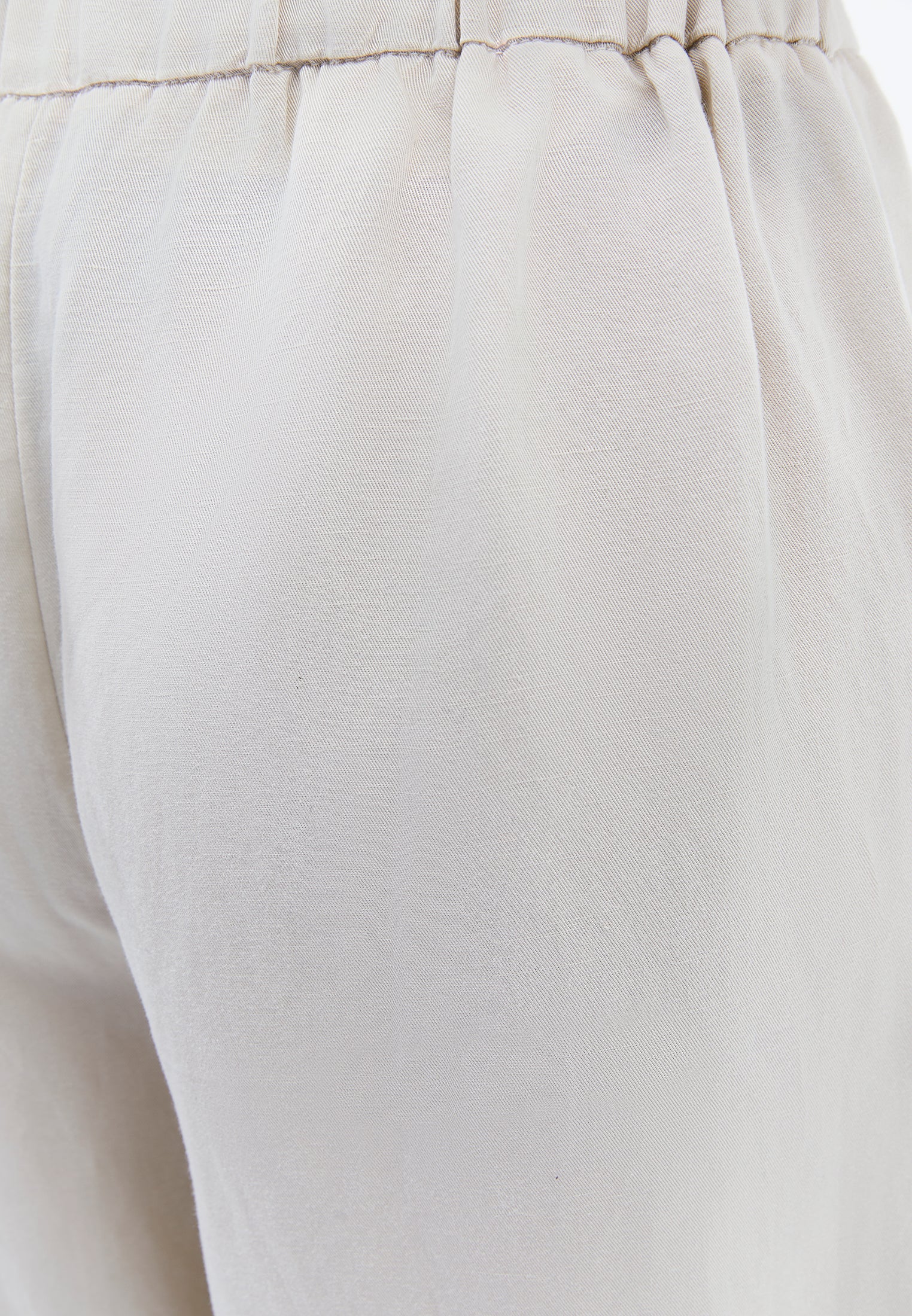 Ultra High Waist Culotte - ALMOND MILK