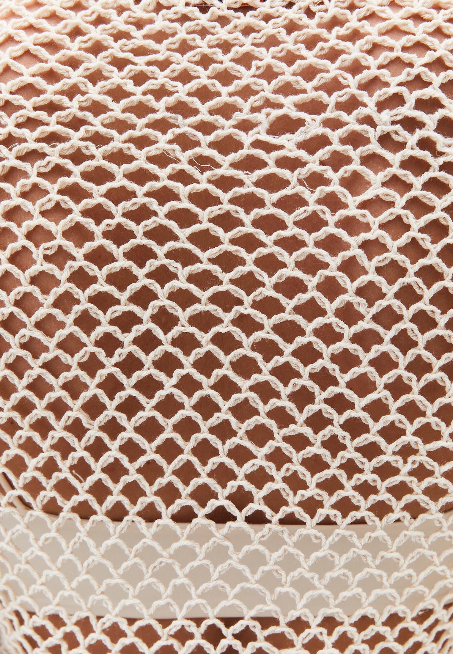 Cotton Long Sleeved Blouse - ALMOND MILK